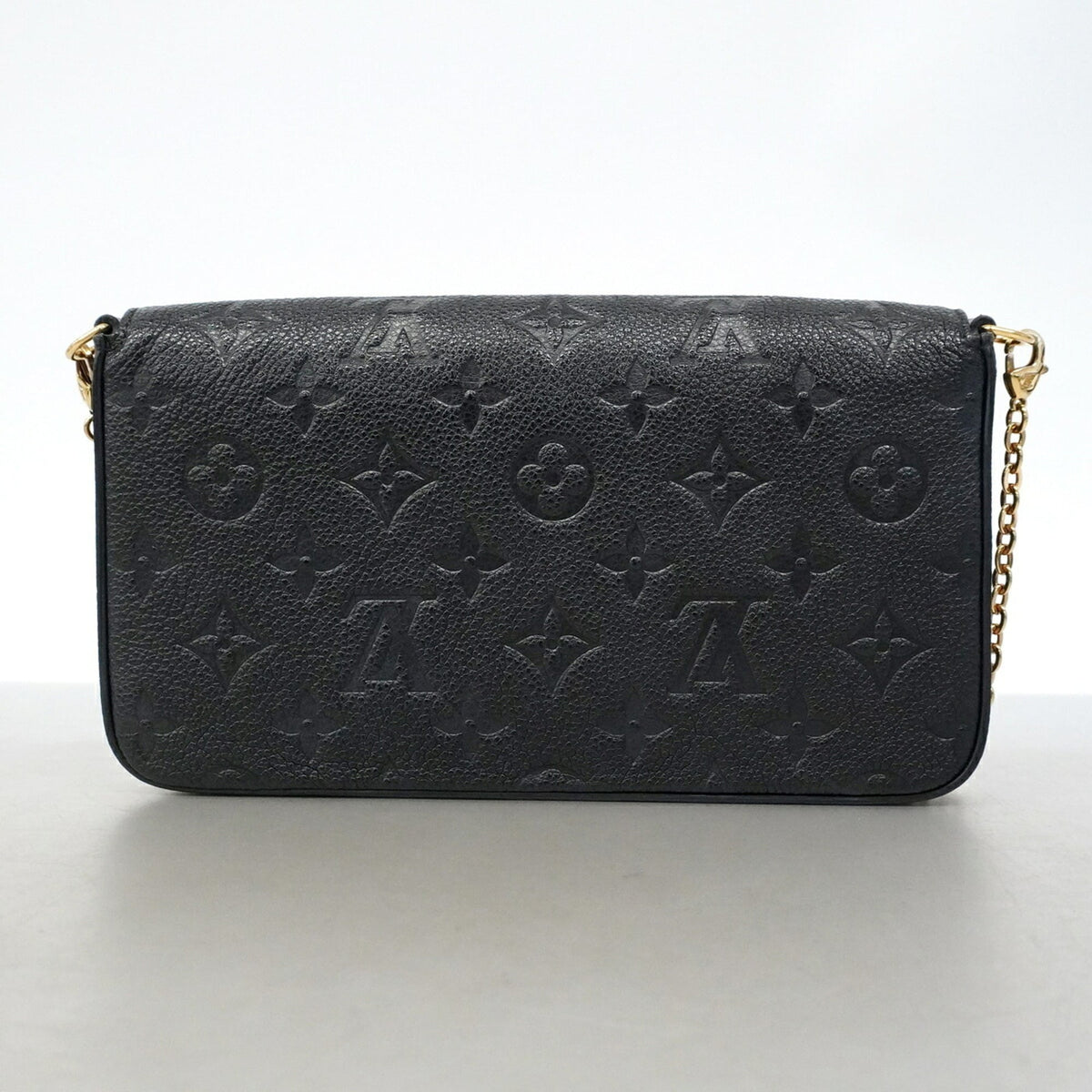 Louis Vuitton Noir Chain/Shoulder Wallet (Pre-Owned)