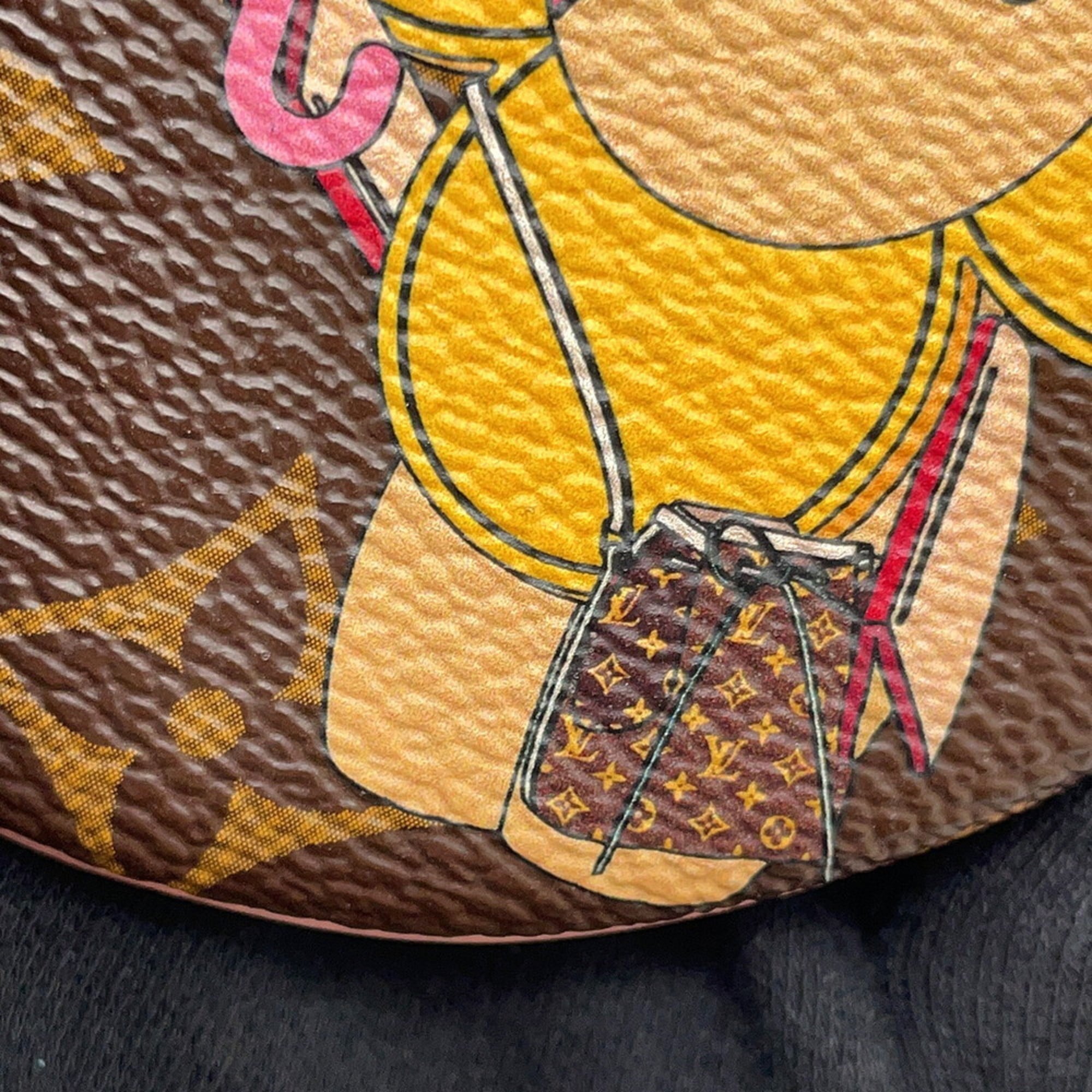 Louis Vuitton Brown Multi-Color Monogram Coin Purse/Coin Case (Pre-Owned)