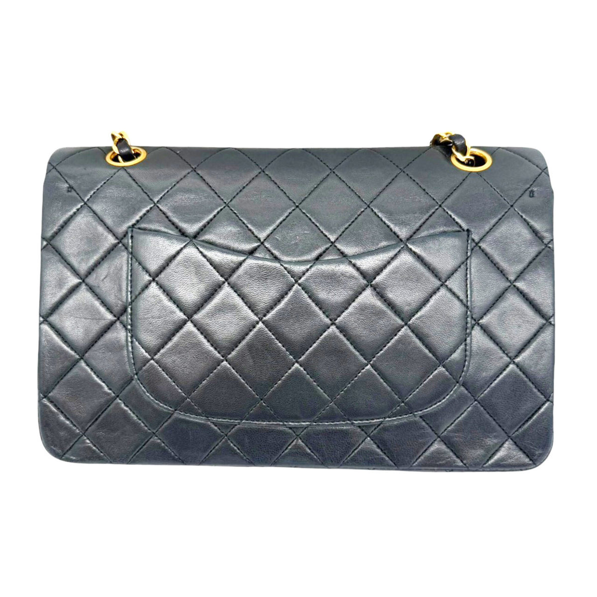 Chanel Black Leather Shoulder Bag (Pre-Owned)