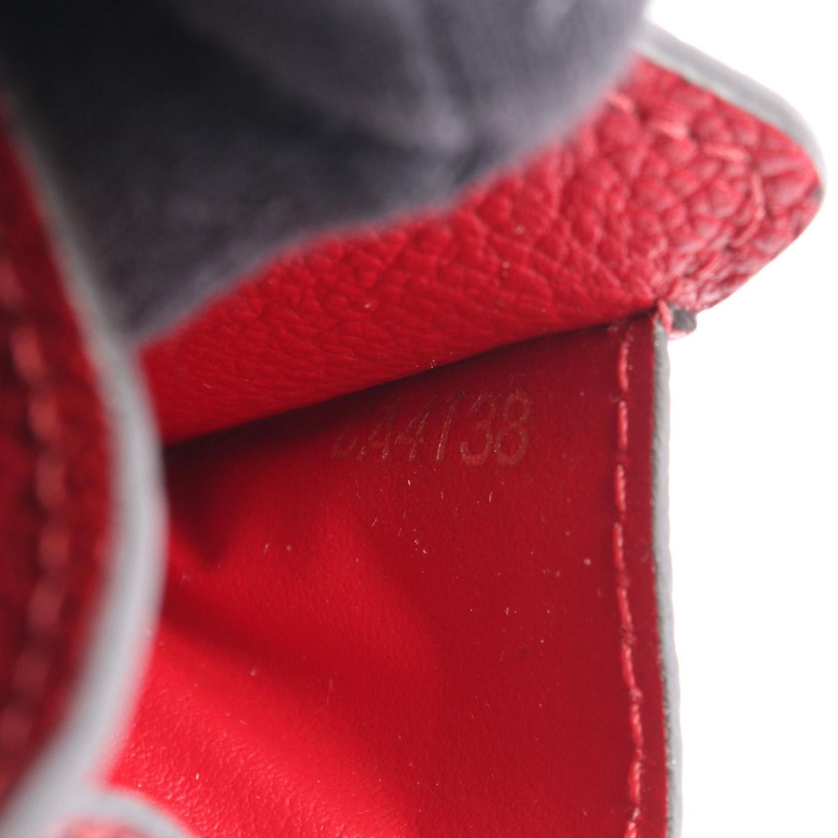 Louis Vuitton Red Color Sacrlet Monogram Empreinte Long Wallet (Bi-Fold) (Pre-Owned)