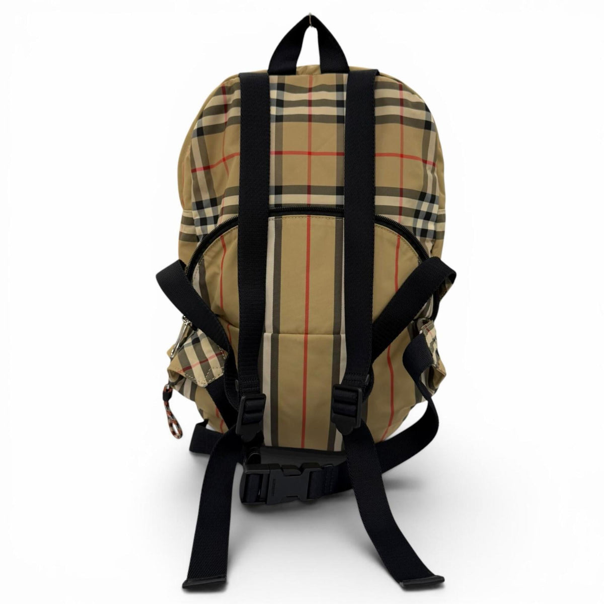 Burberry Beige Nylon Leather Backpack Sling Bag (Pre-Owned)