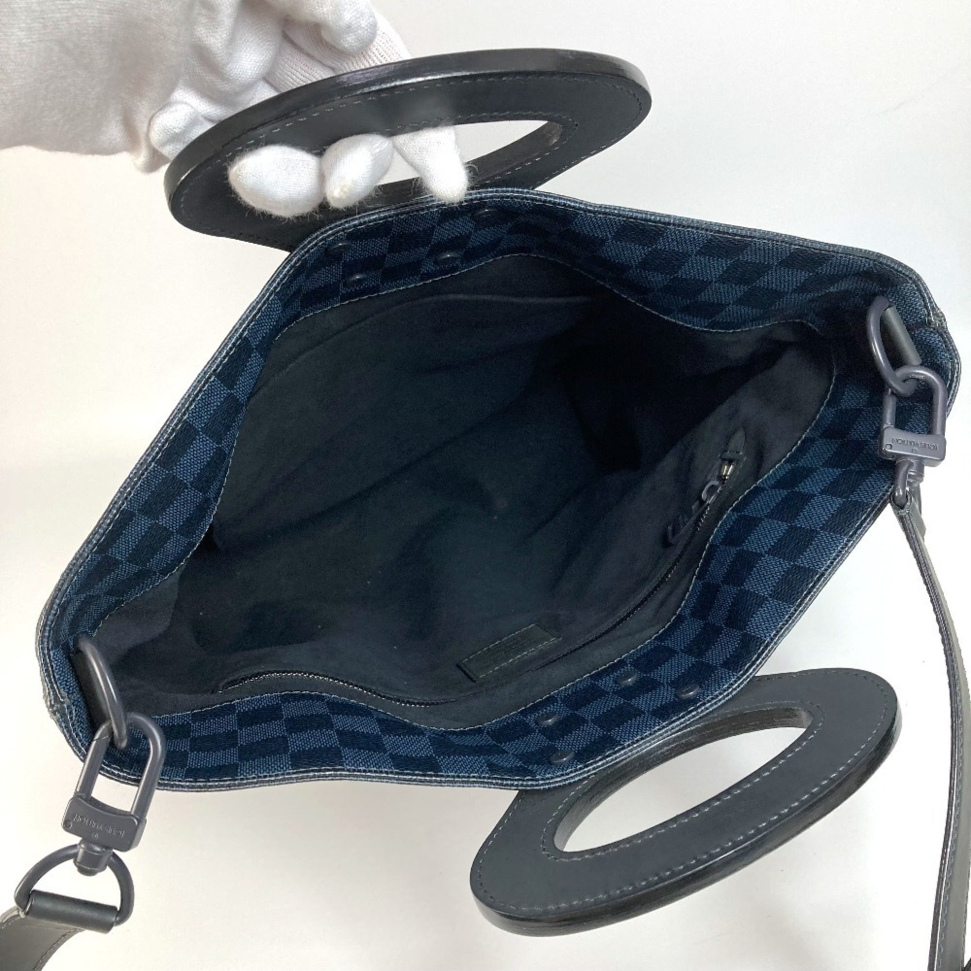Louis Vuitton Damier Cobalt Navy Handbag Shoulder Bag (Pre-Owned)