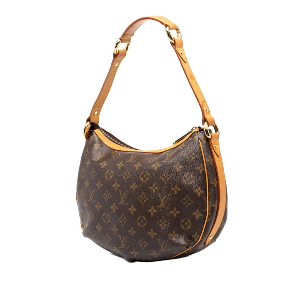 Louis Vuitton Brown Pvc Leather Shoulder Bag (Pre-Owned)