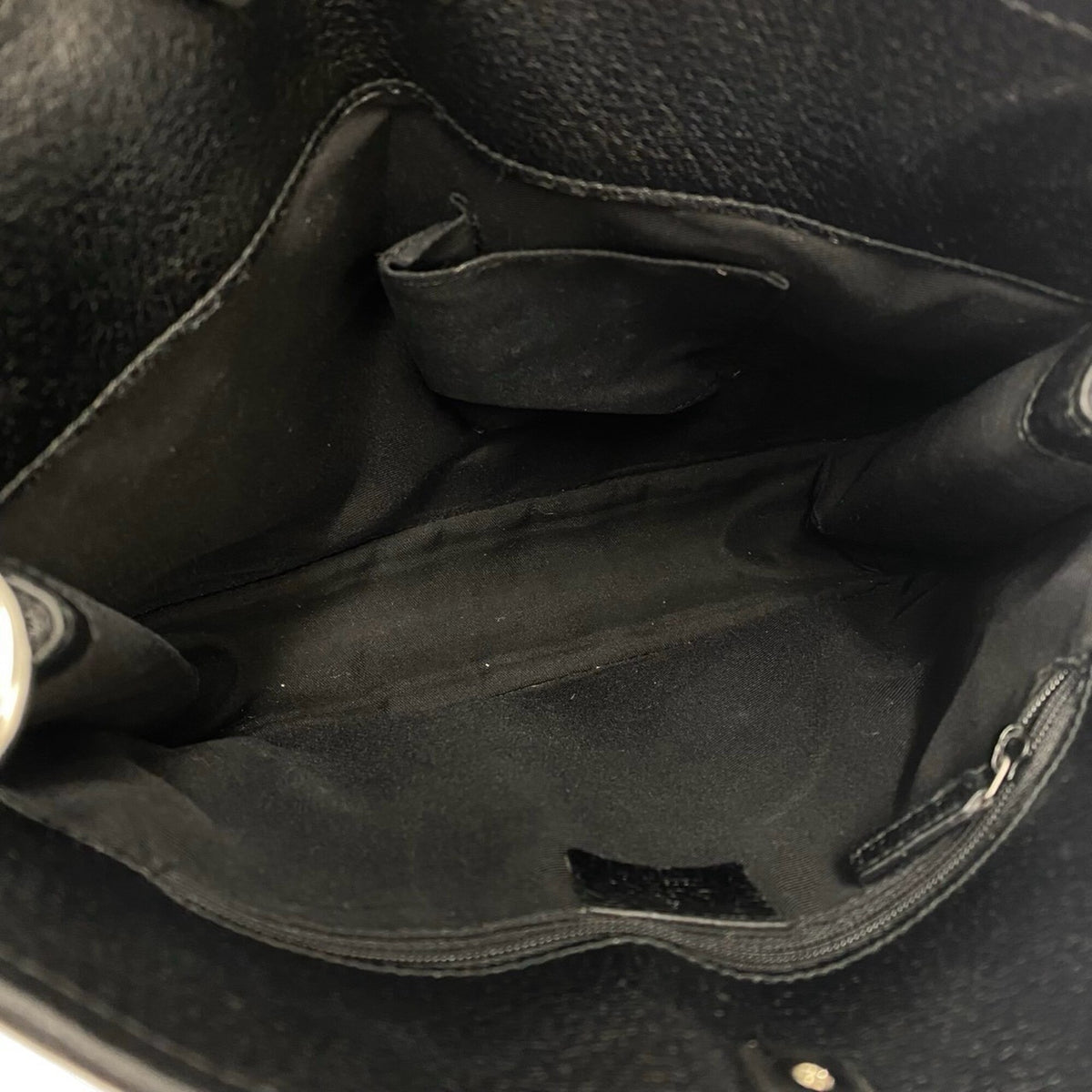 Gucci Black Canvas Leather Shoulder Bag (Pre-Owned)