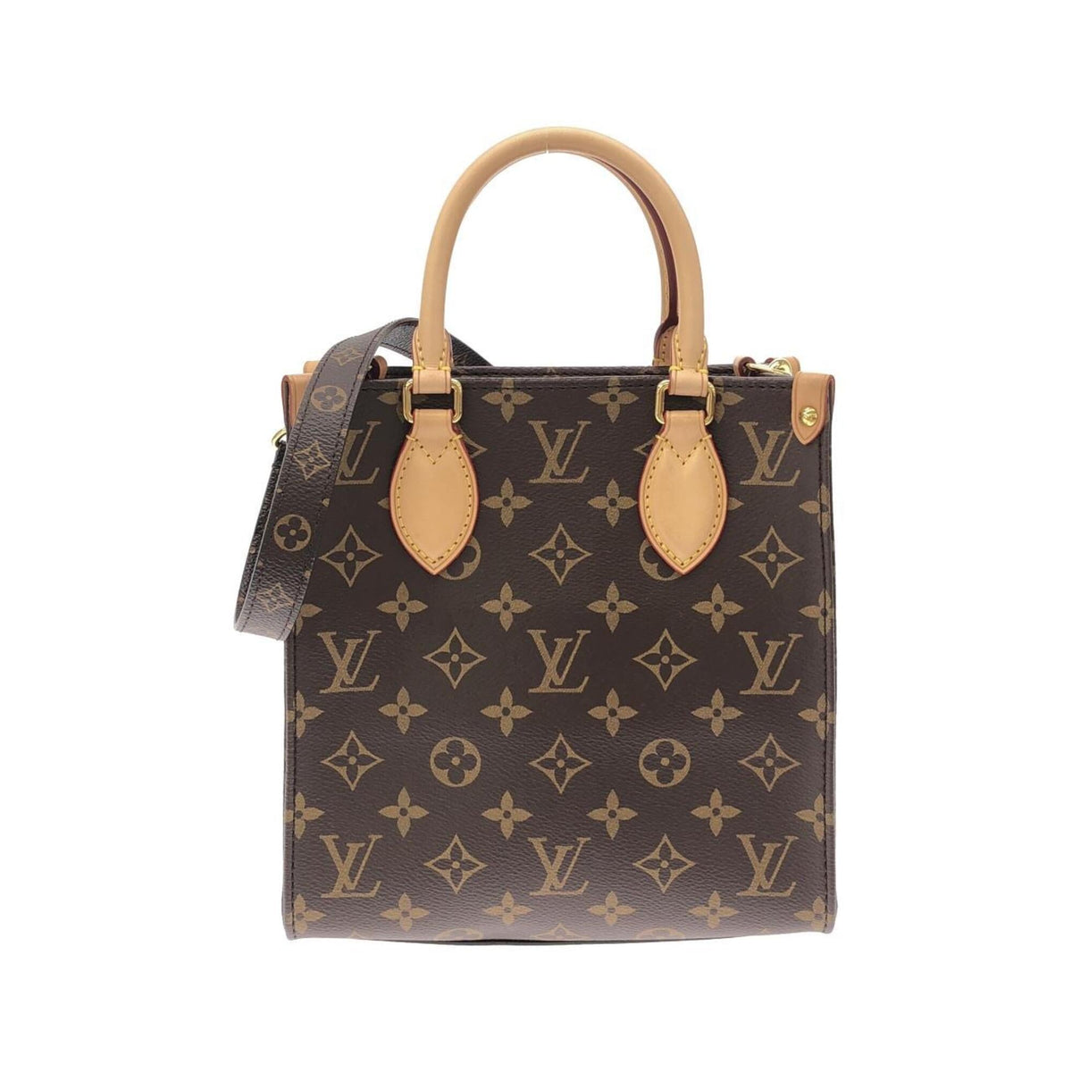 Louis Vuitton Marron Coated Canvas Handbag (Pre-Owned)