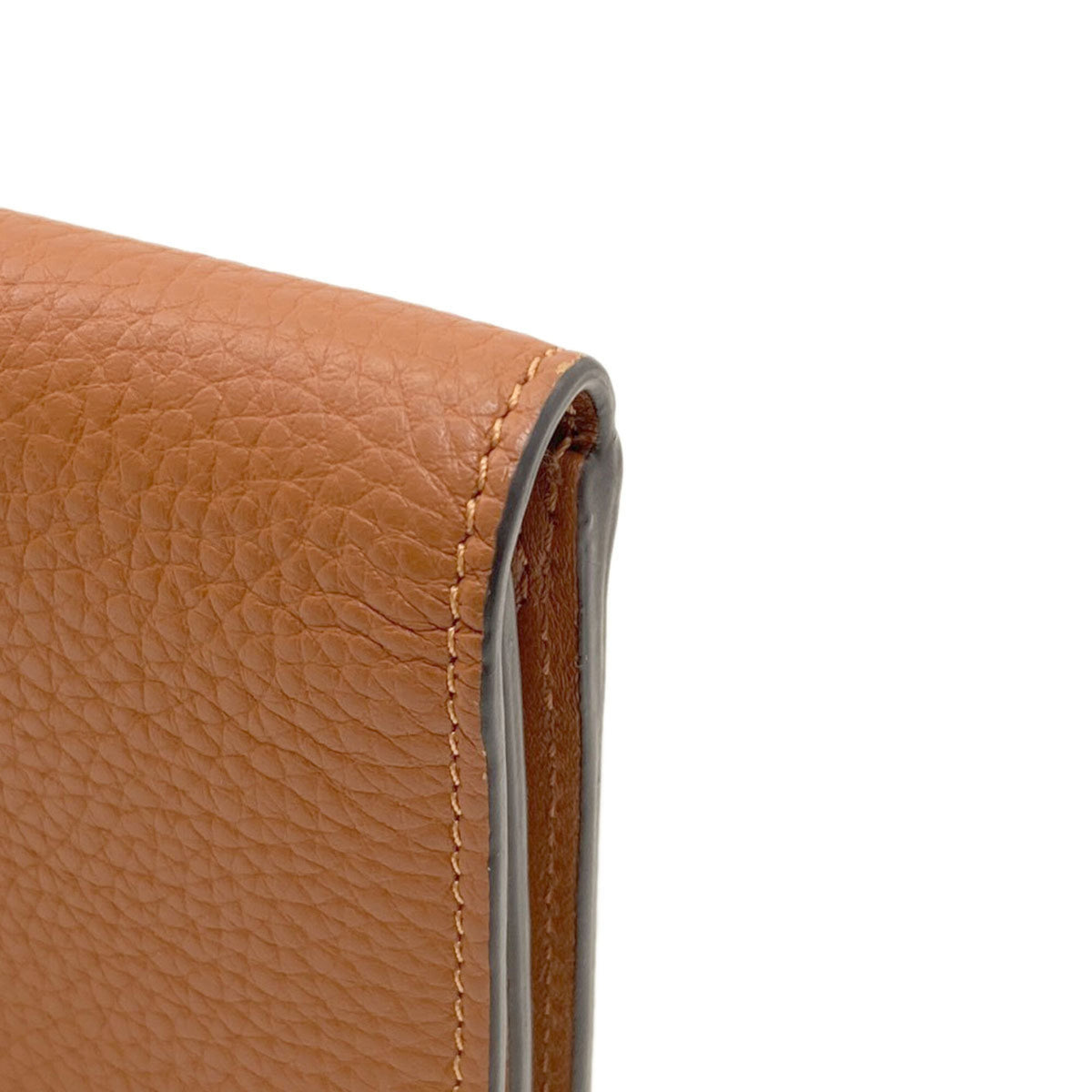 Chloé Brown Leather Long Wallet (Bi-Fold) (Pre-Owned)