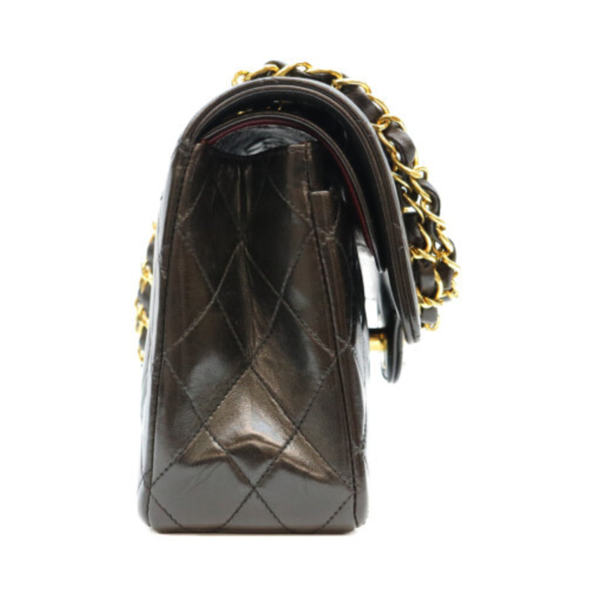 Chanel Black Leather Shoulder Bag (Pre-Owned)