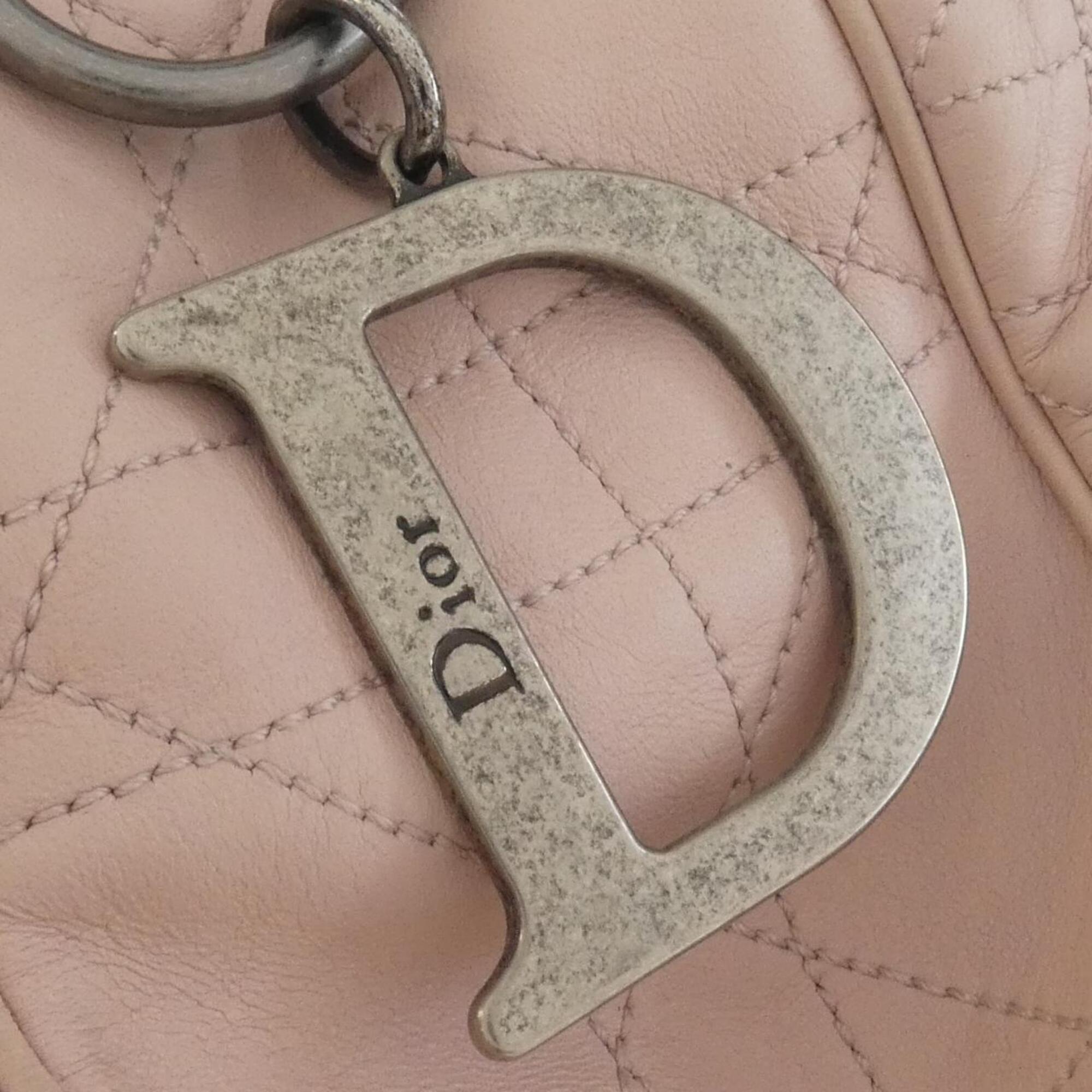 Christian Dior Pink Leather Handbag (Pre-Owned)