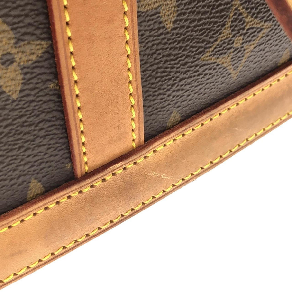 Louis Vuitton Brown Coated Canvas Handbag (Pre-Owned)