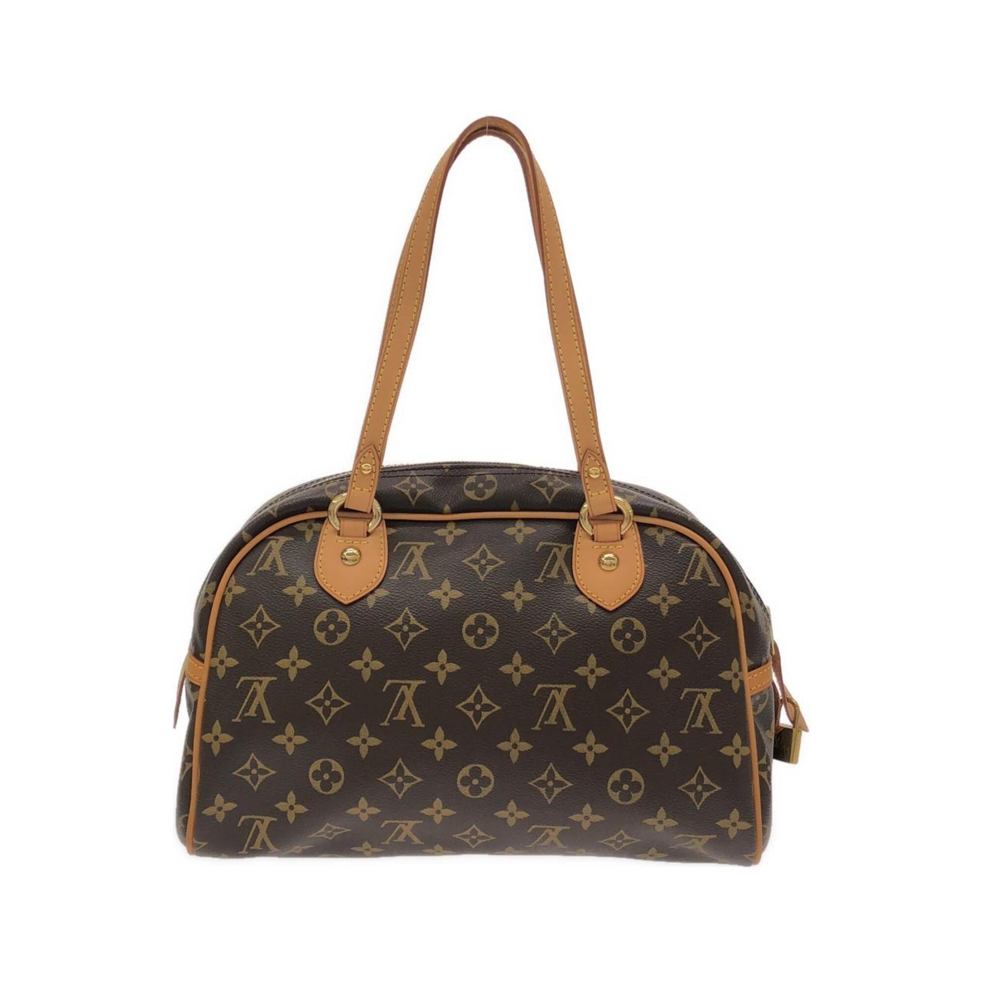 Louis Vuitton Monogram Marron Coated Canvas Shoulder Bag (Pre-Owned)