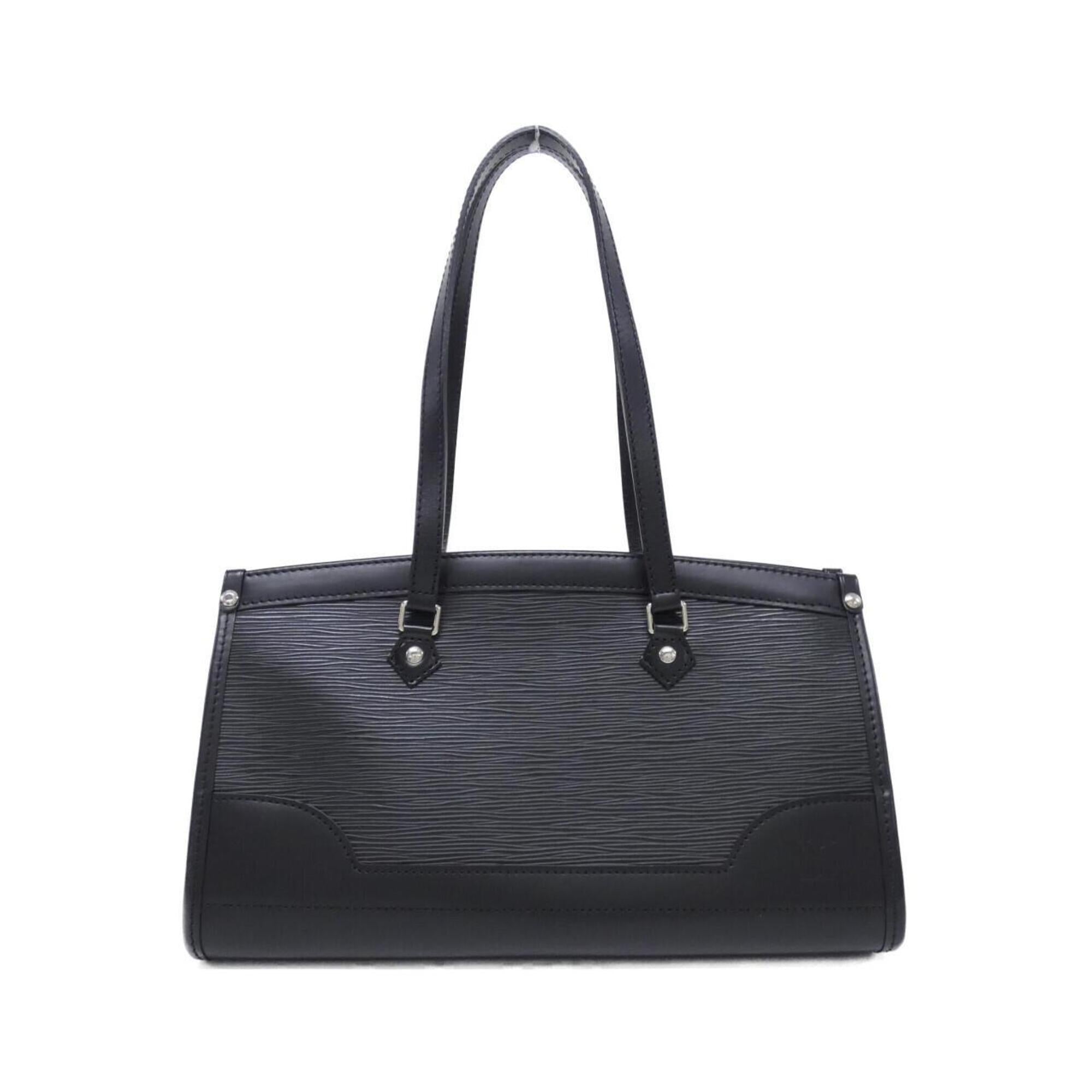 Louis Vuitton Black Leather Shoulder Bag (Pre-Owned)
