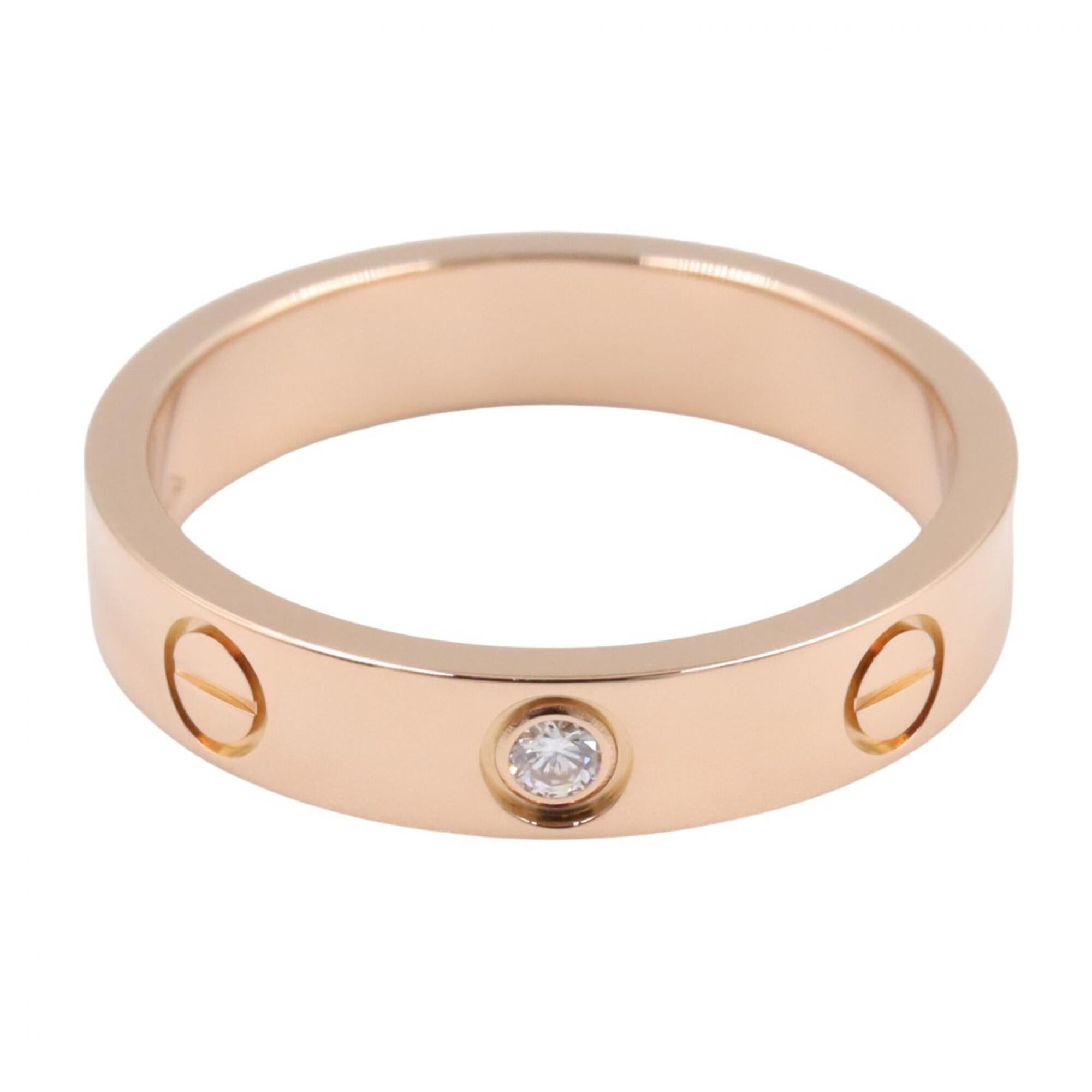 Cartier Gold Clear Pink Gold (18K) Band Ring (Pre-Owned)