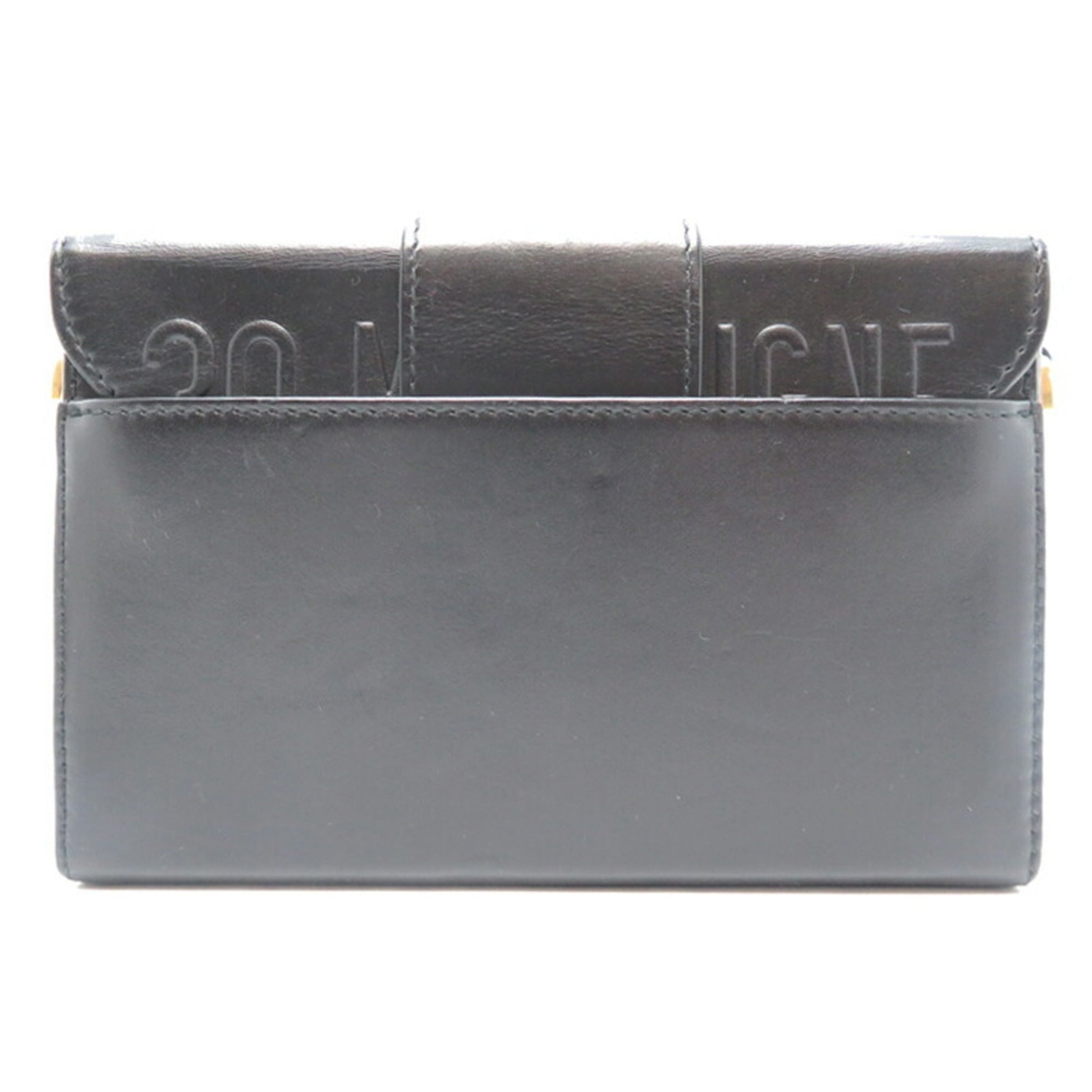 Christian Dior Black Leather Shoulder Bag (Pre-Owned)