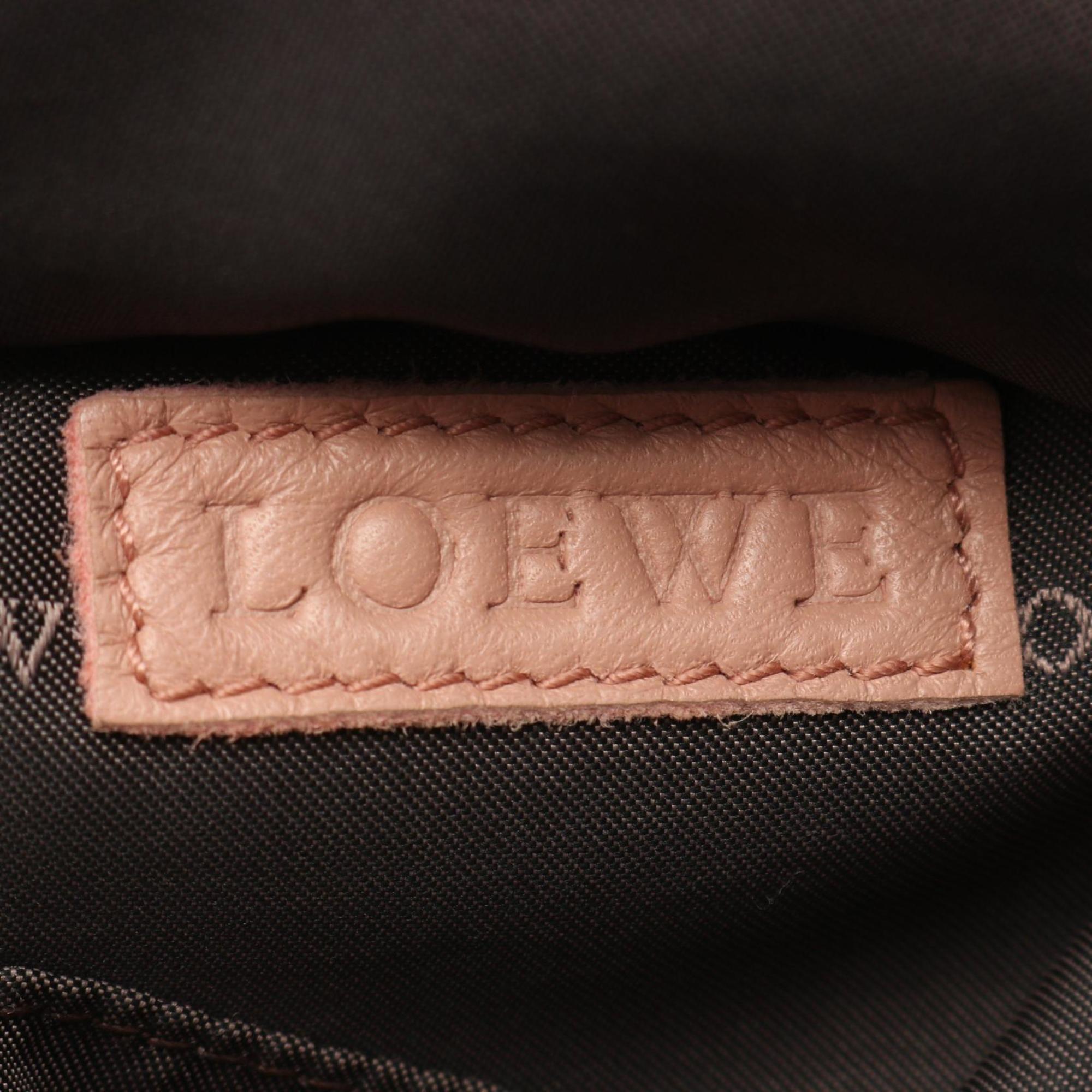 Loewe Nappa Aire Pink Leather Handbag (Pre-Owned)