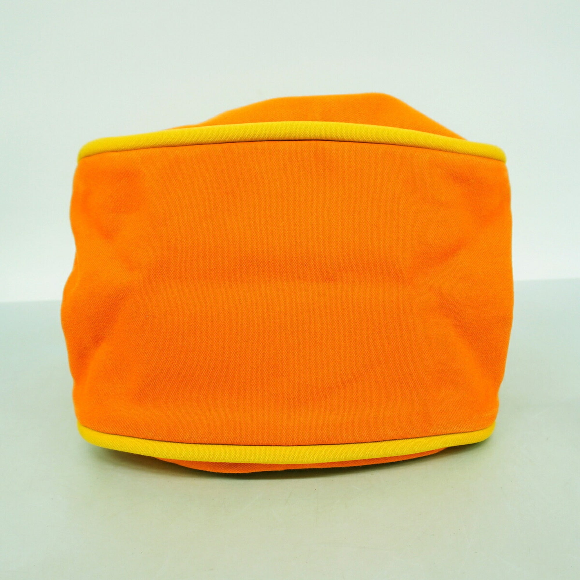 Hermes Orange Yellow Canvas Tote Bag (Pre-Owned)