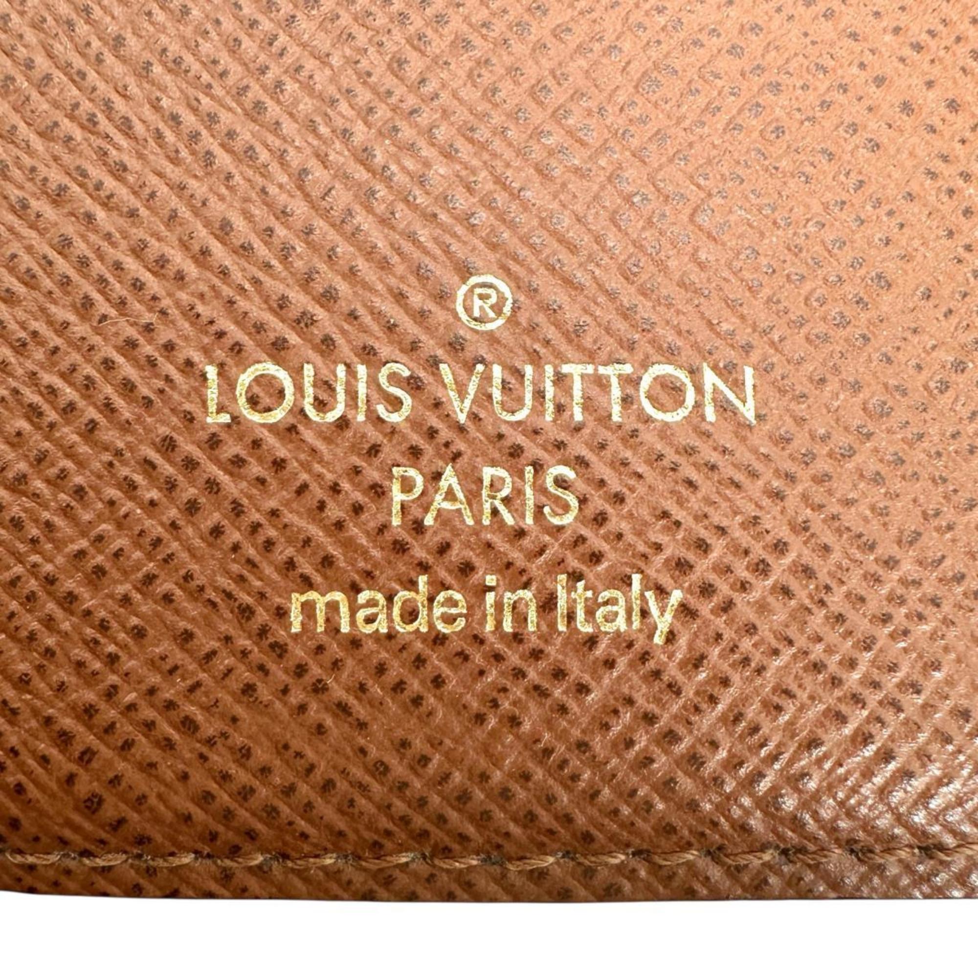 Louis Vuitton Monogram Brown Monogram Wallet (Tri-Fold) (Pre-Owned)