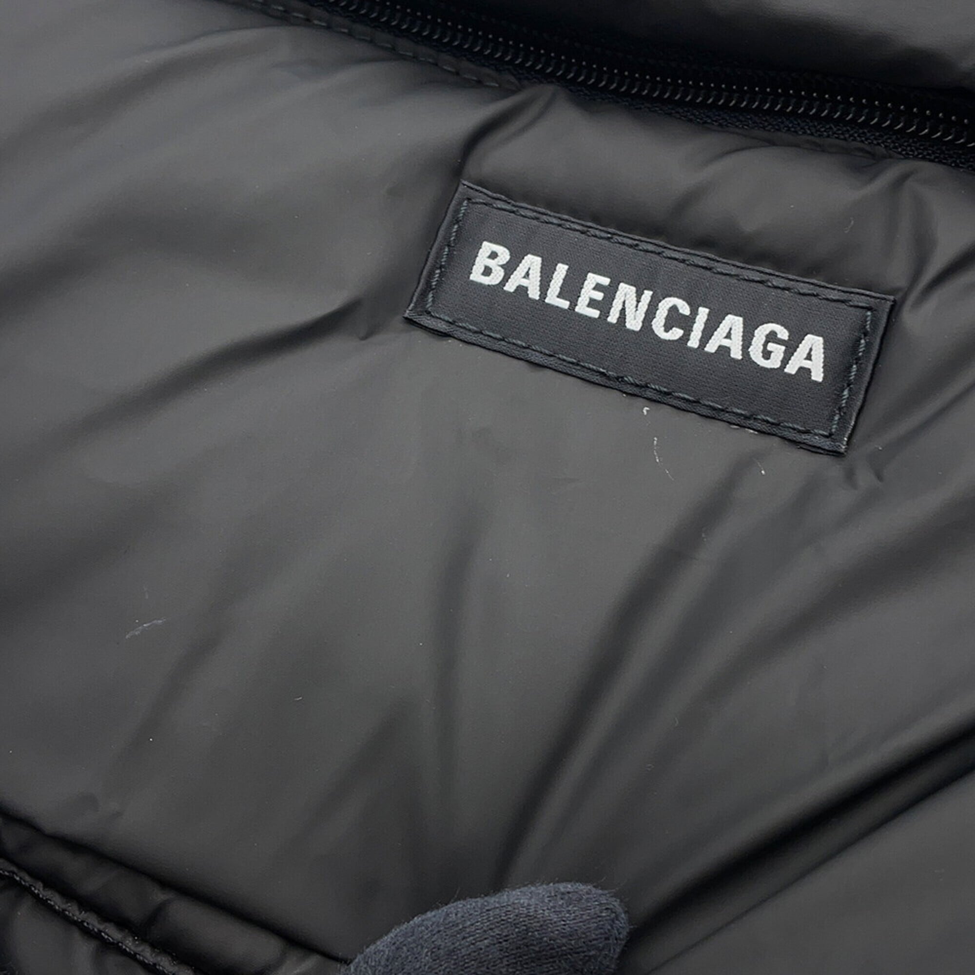 Balenciaga Black Nylon Backpack Handbag (Pre-Owned)