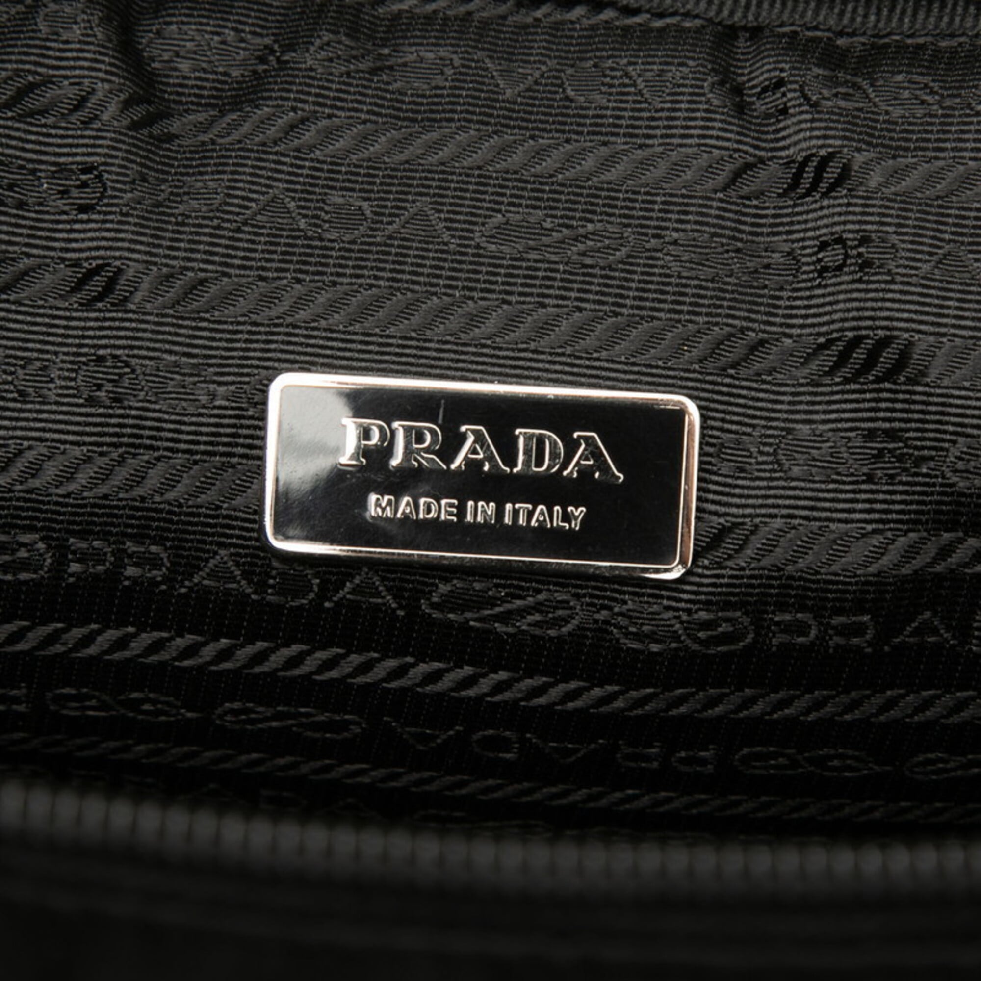 Prada Black Nylon Briefcase (Pre-Owned)