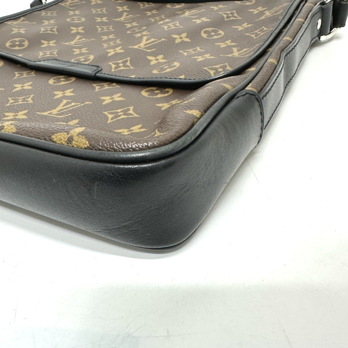 Louis Vuitton Monogram Macassar Black Brown Shoulder Bag (Pre-Owned)