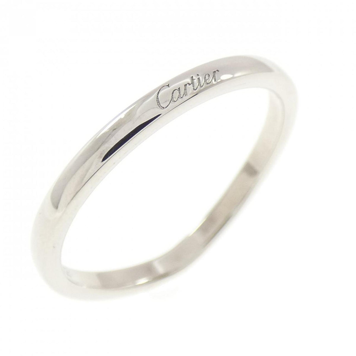 Cartier Platinum 950 Band Ring (Pre-Owned)