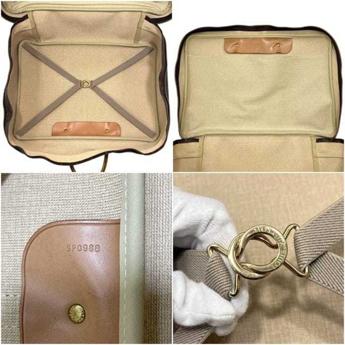 Louis Vuitton Brown Monogram Leather Boston Bag (Pre-Owned)