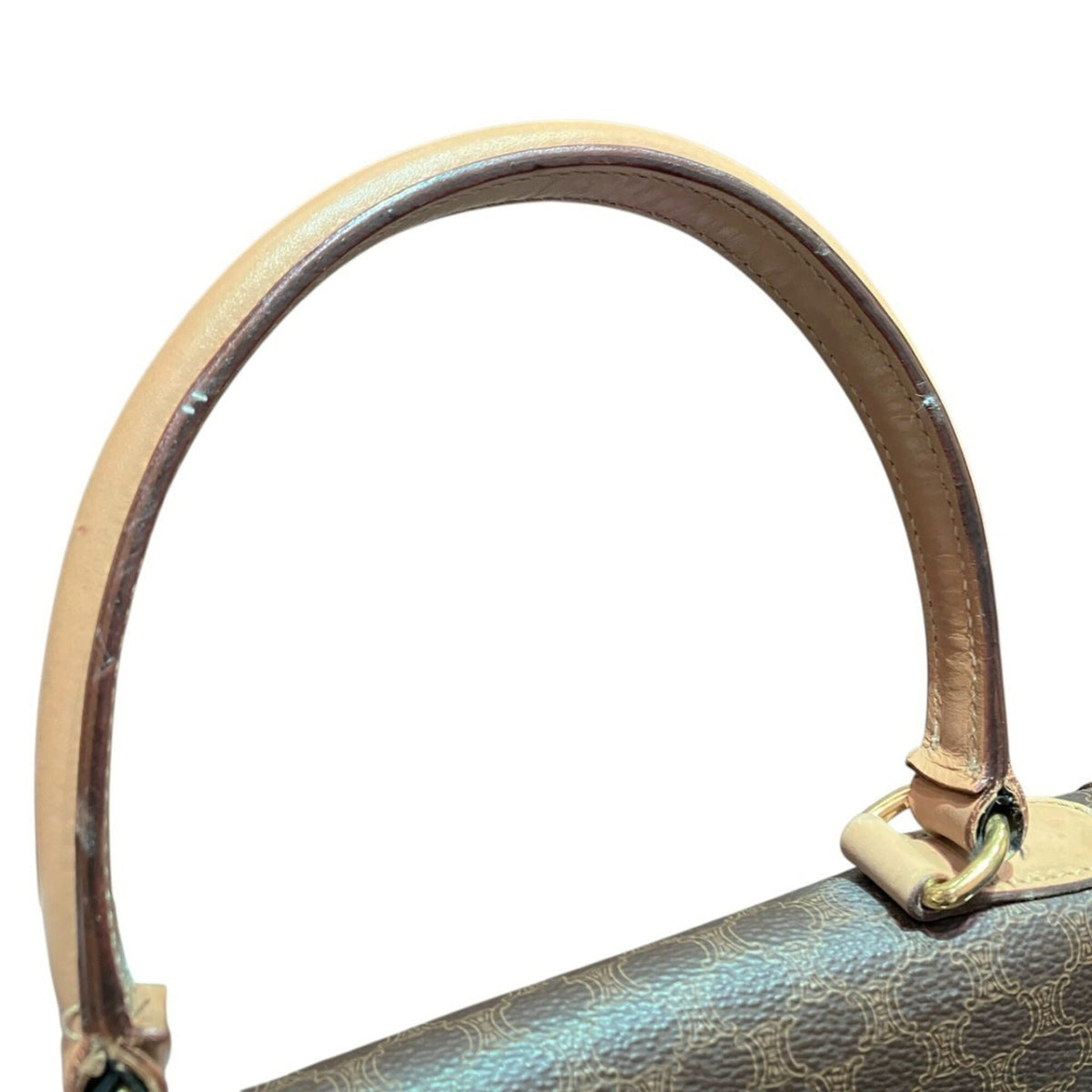 Celine Macadam Brown Pvc Handbag (Pre-Owned)