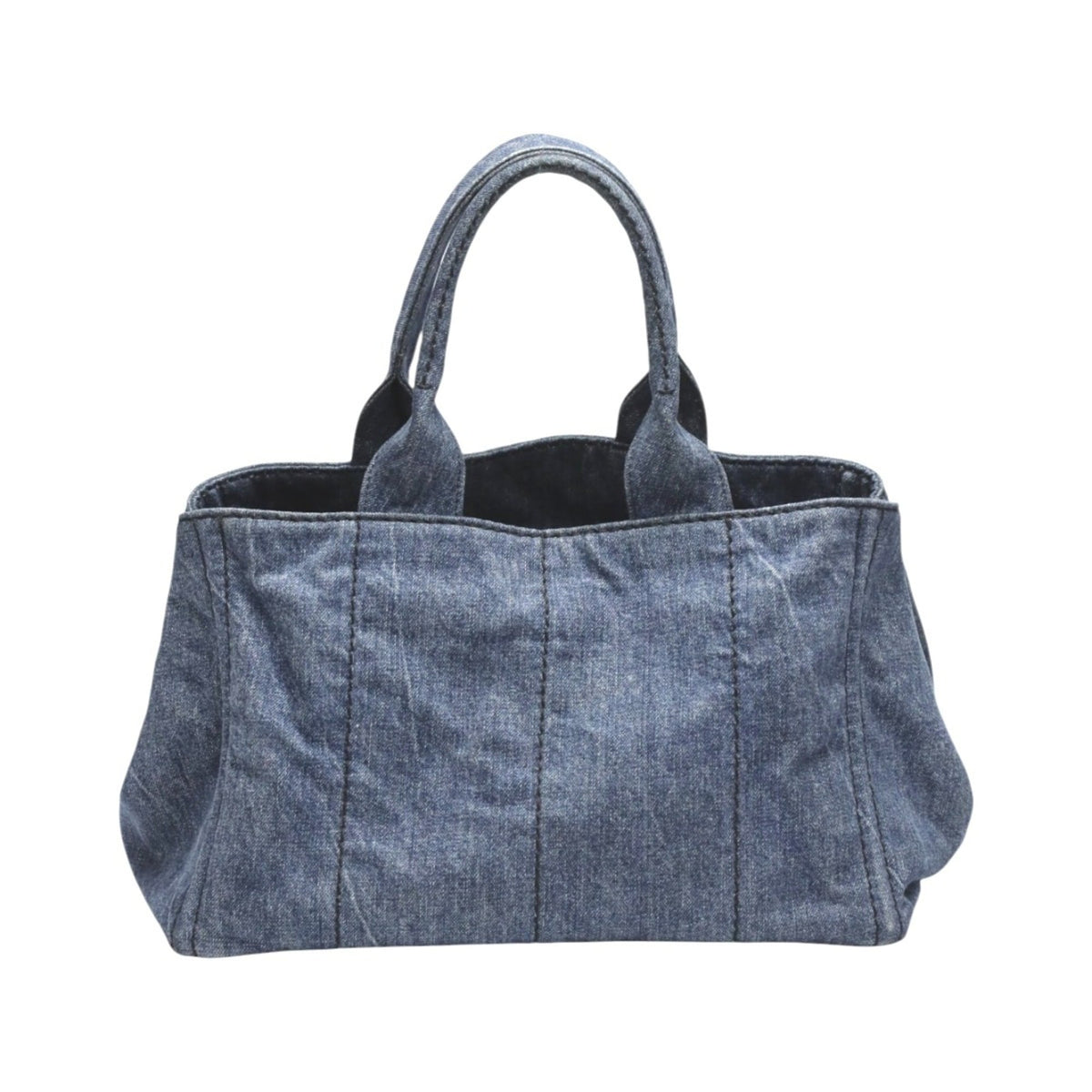 Prada Blue Denim Tote Bag (Pre-Owned)