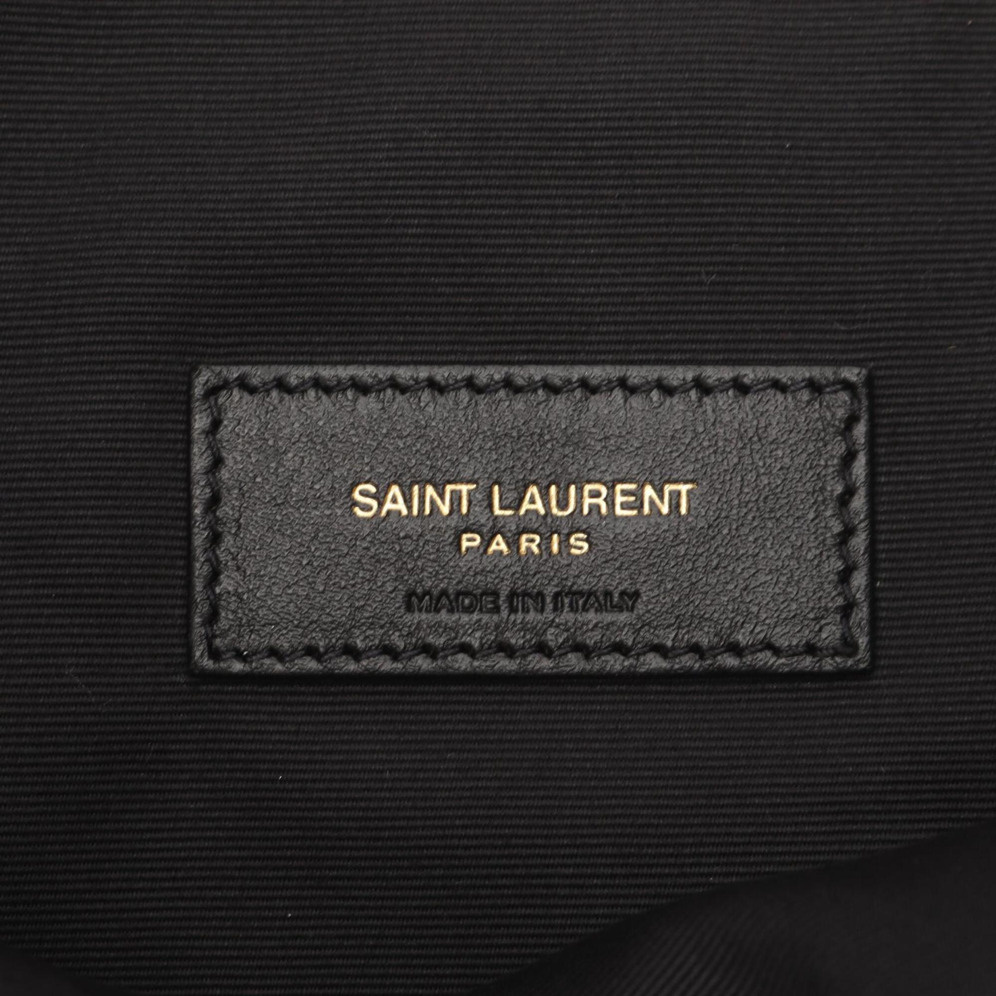 Saint Laurent Ivory Leather Handbag Pouch Shoulder Bag (Pre-Owned)