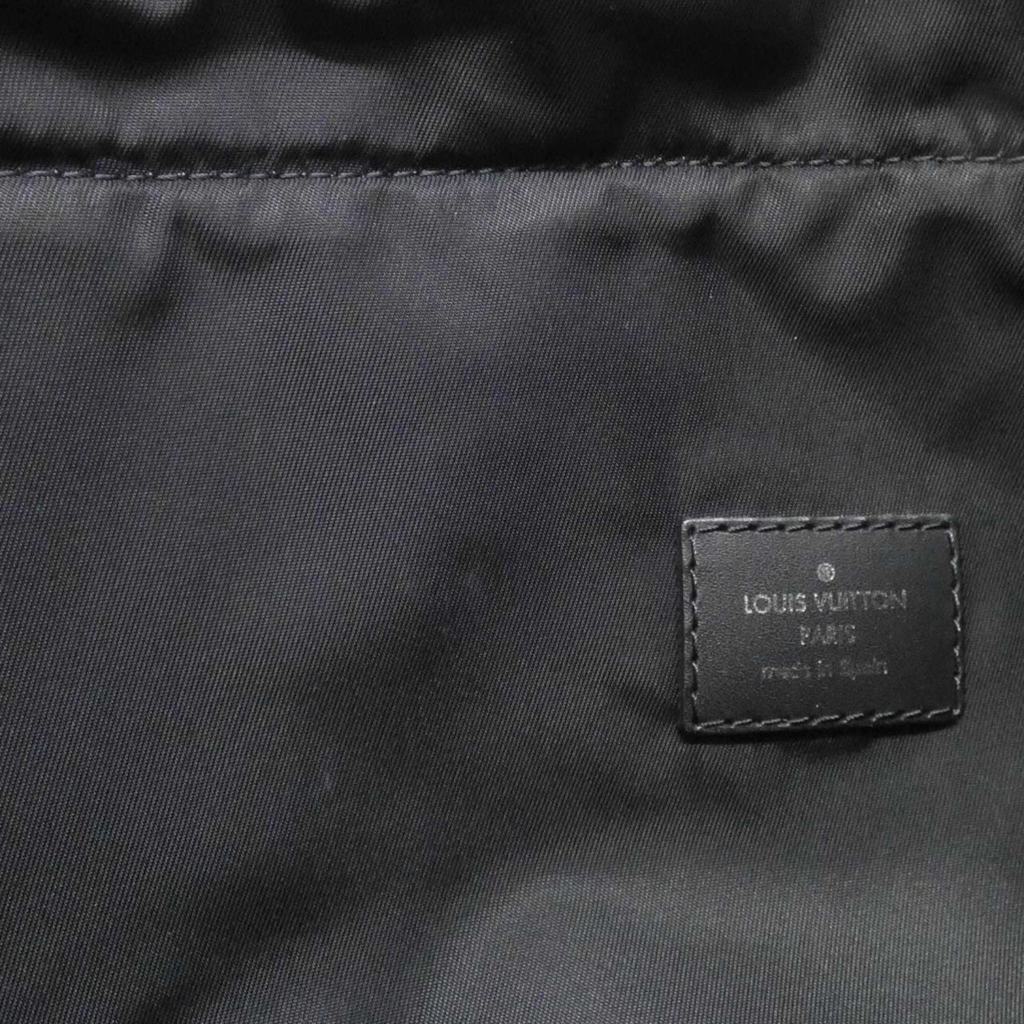 Louis Vuitton Black Coated Canvas Handbag Pouch (Pre-Owned)