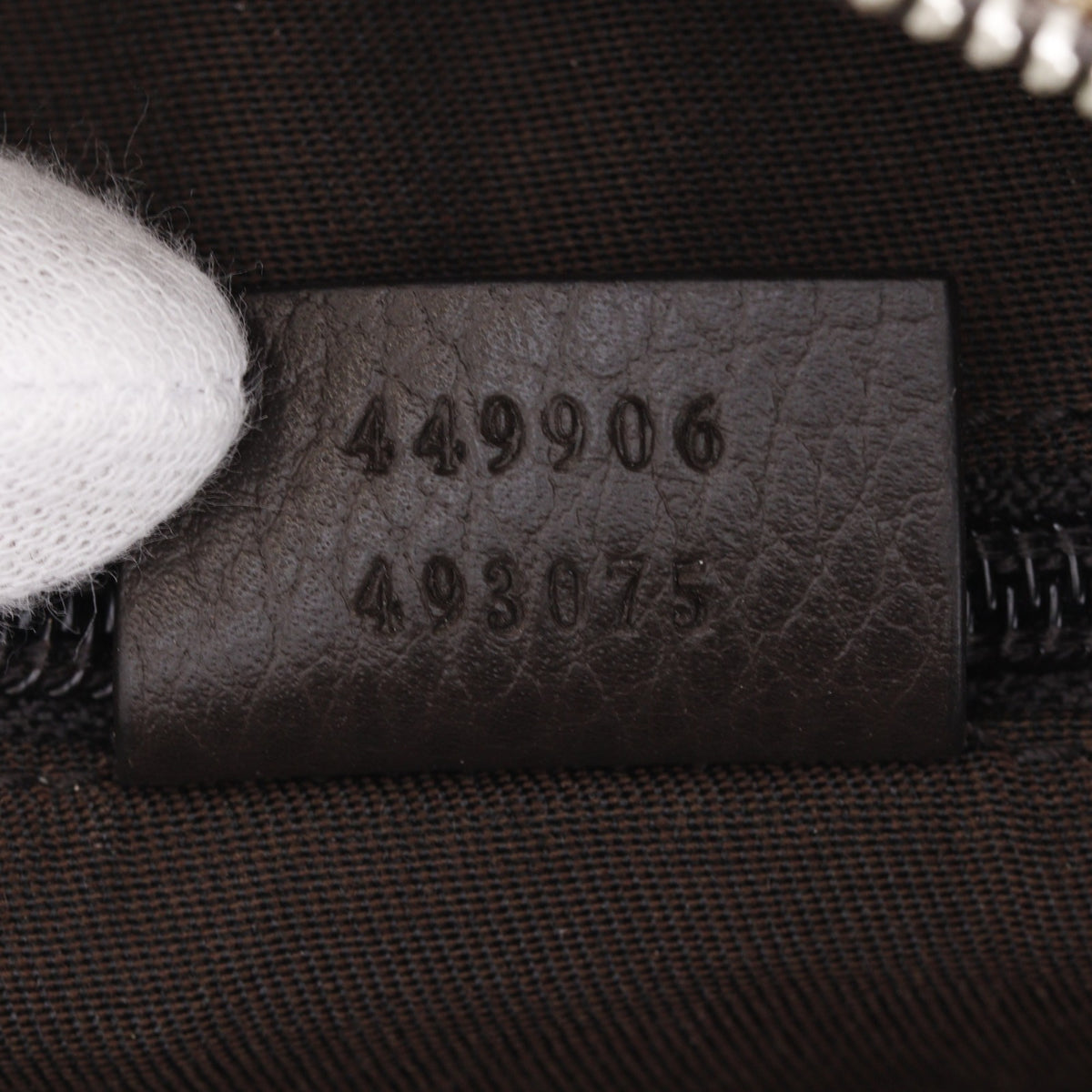 Gucci Gg Canvas Brown Gg Canvas Backpack (Pre-Owned)