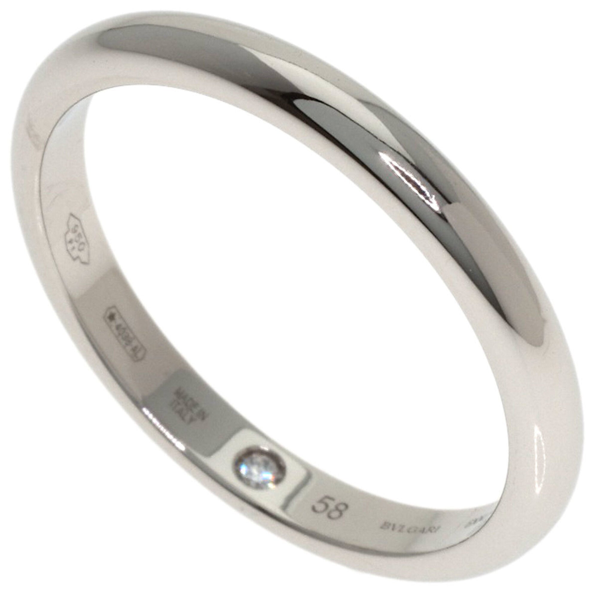 Bvlgari Platinum 950 Band Ring (Pre-Owned)