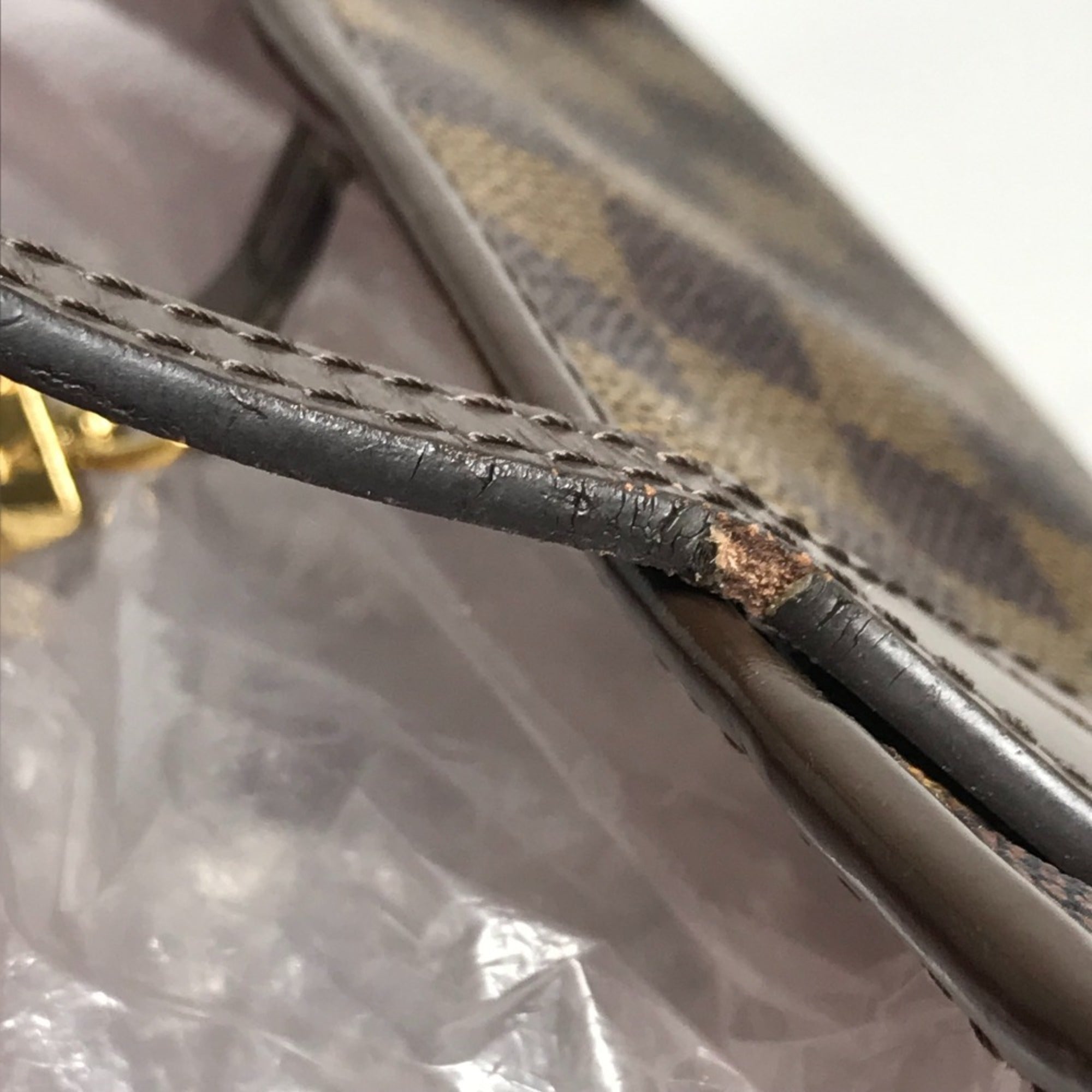 Louis Vuitton Brown Damier Canvas Handbag Shoulder Bag Tote Bag (Pre-Owned)