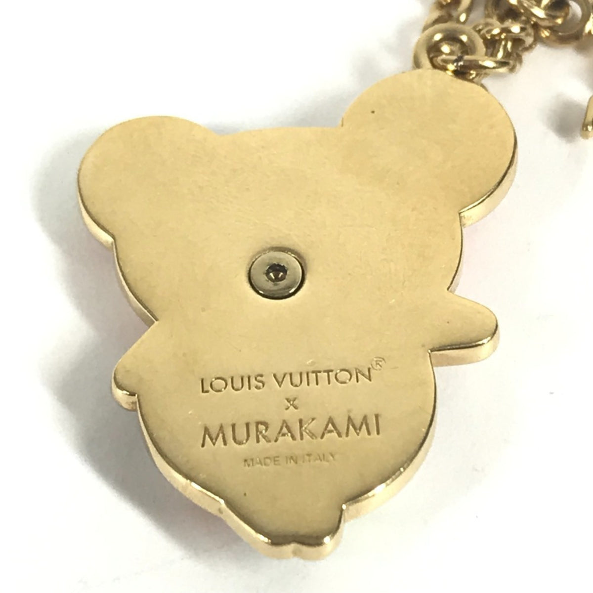 Louis Vuitton Gold Multi-Color Metal Necklace (Pre-Owned)