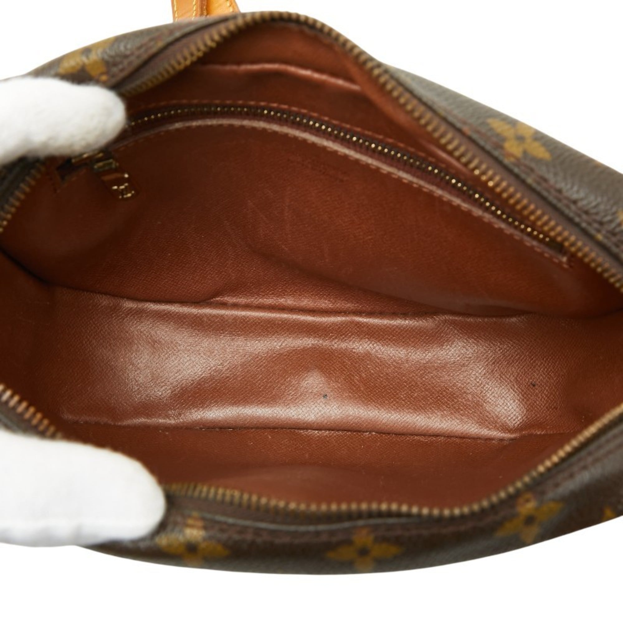 Louis Vuitton Brown Pvc Leather Shoulder Bag (Pre-Owned)
