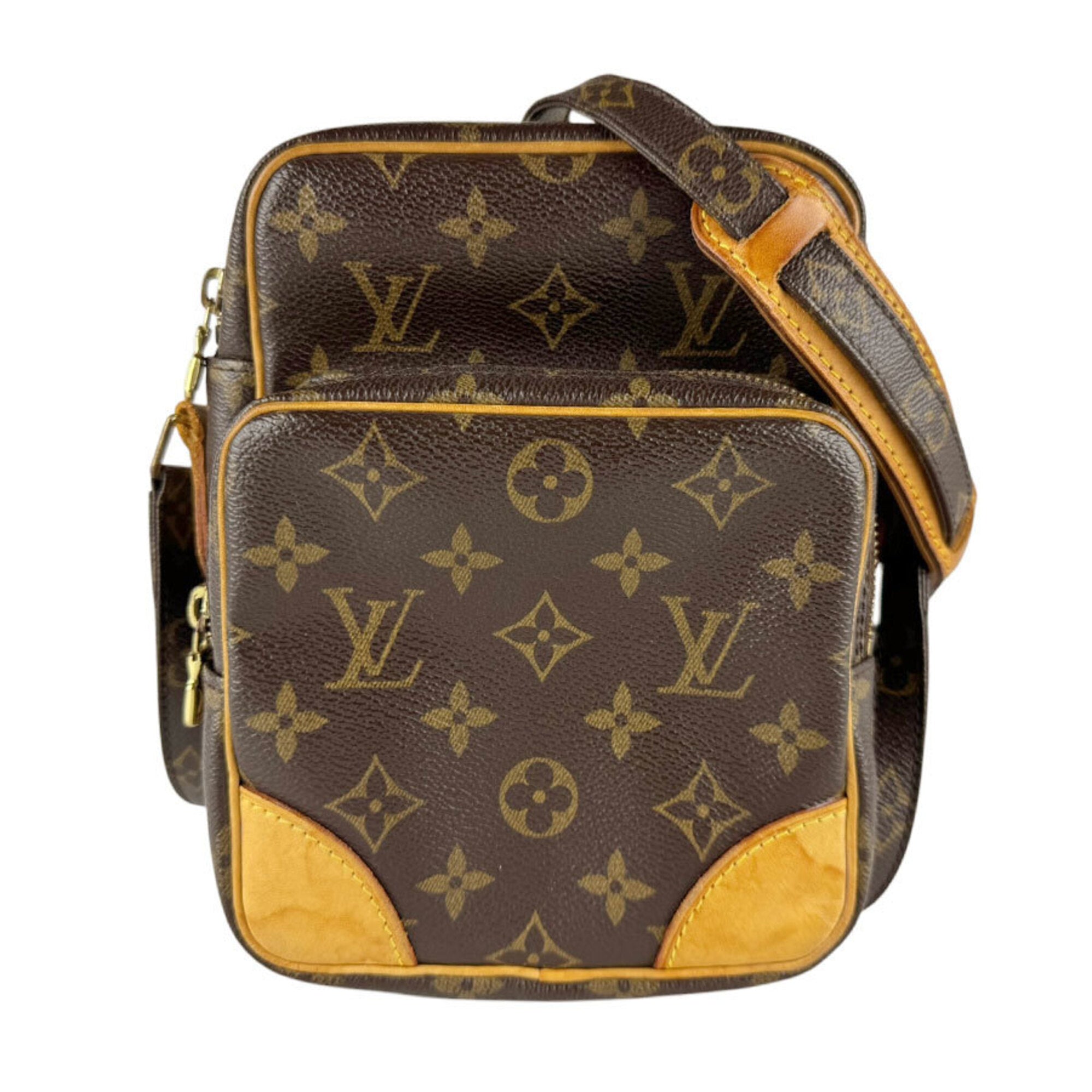 Louis Vuitton Brown Monogram Shoulder Bag (Pre-Owned)