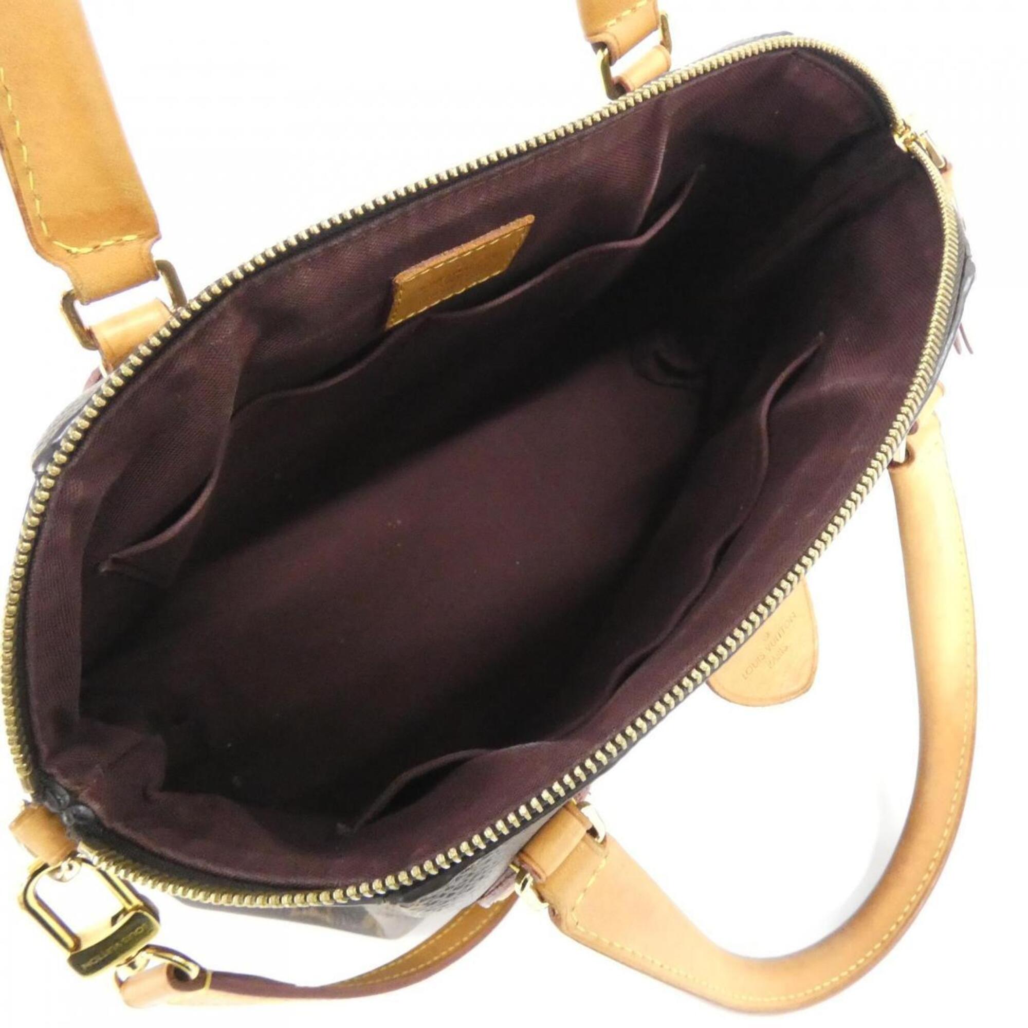 Louis Vuitton Brown Coated Canvas Handbag (Pre-Owned)
