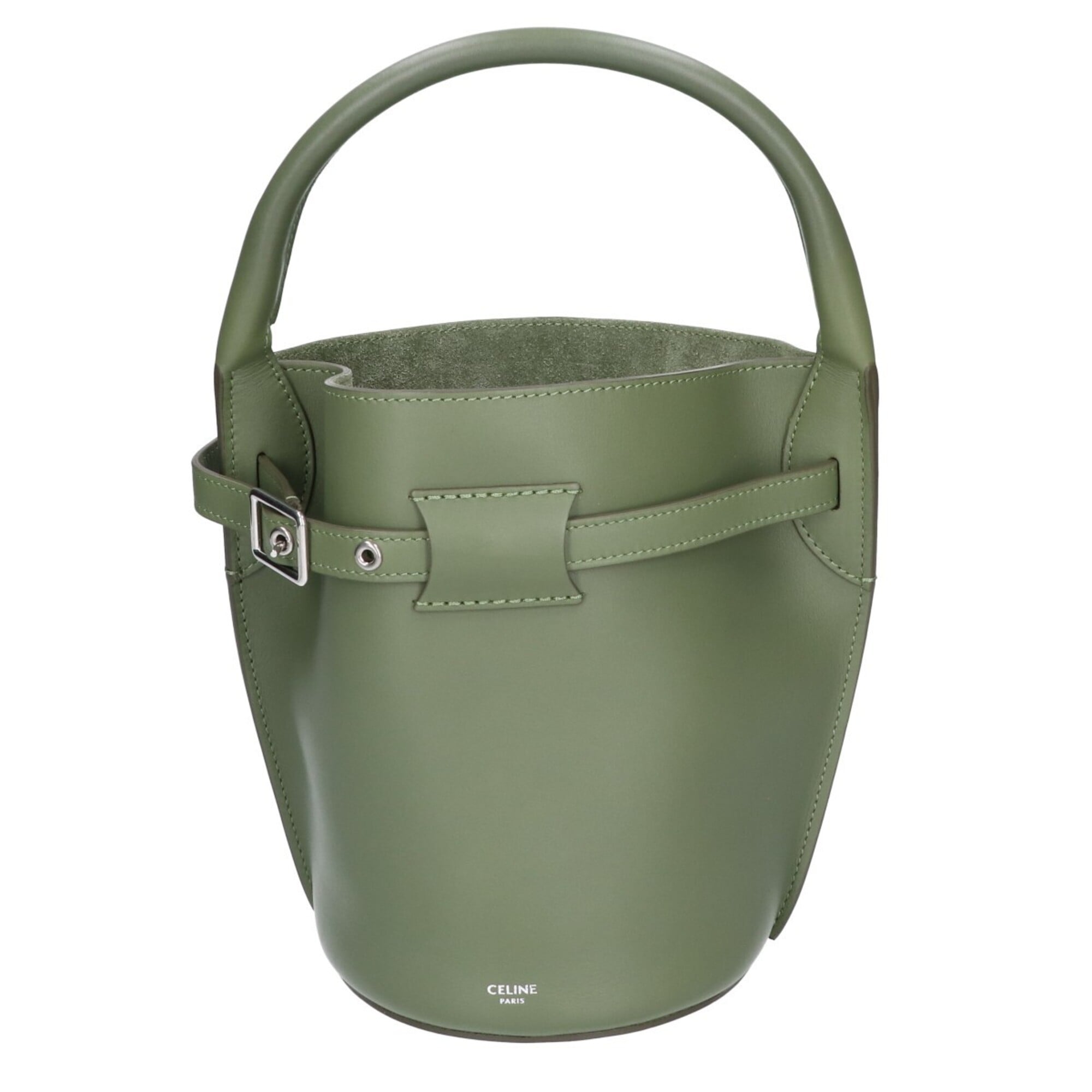 Celine Khaki Leather Handbag (Pre-Owned)