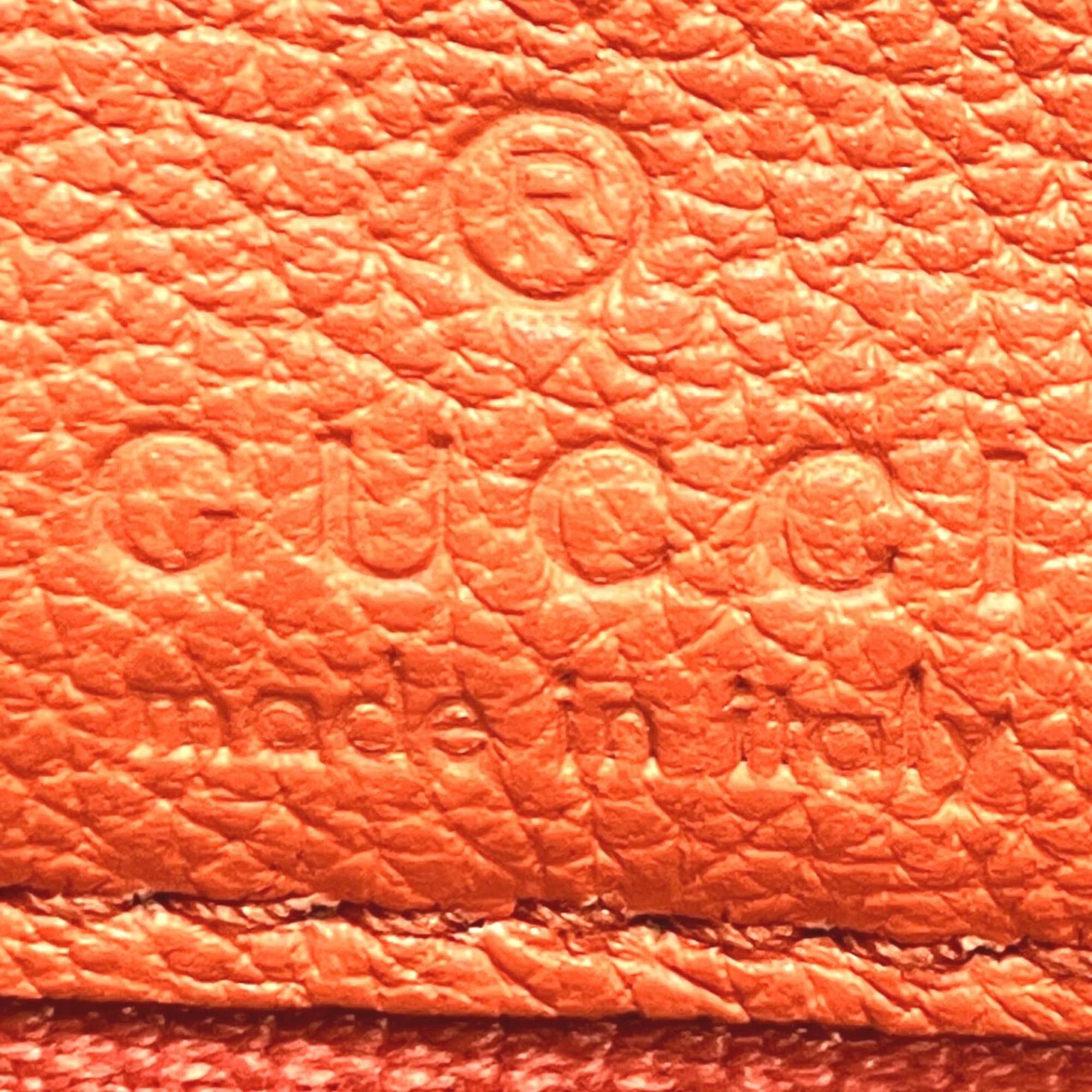 Gucci Orange Leather Shoulder Bag (Pre-Owned)