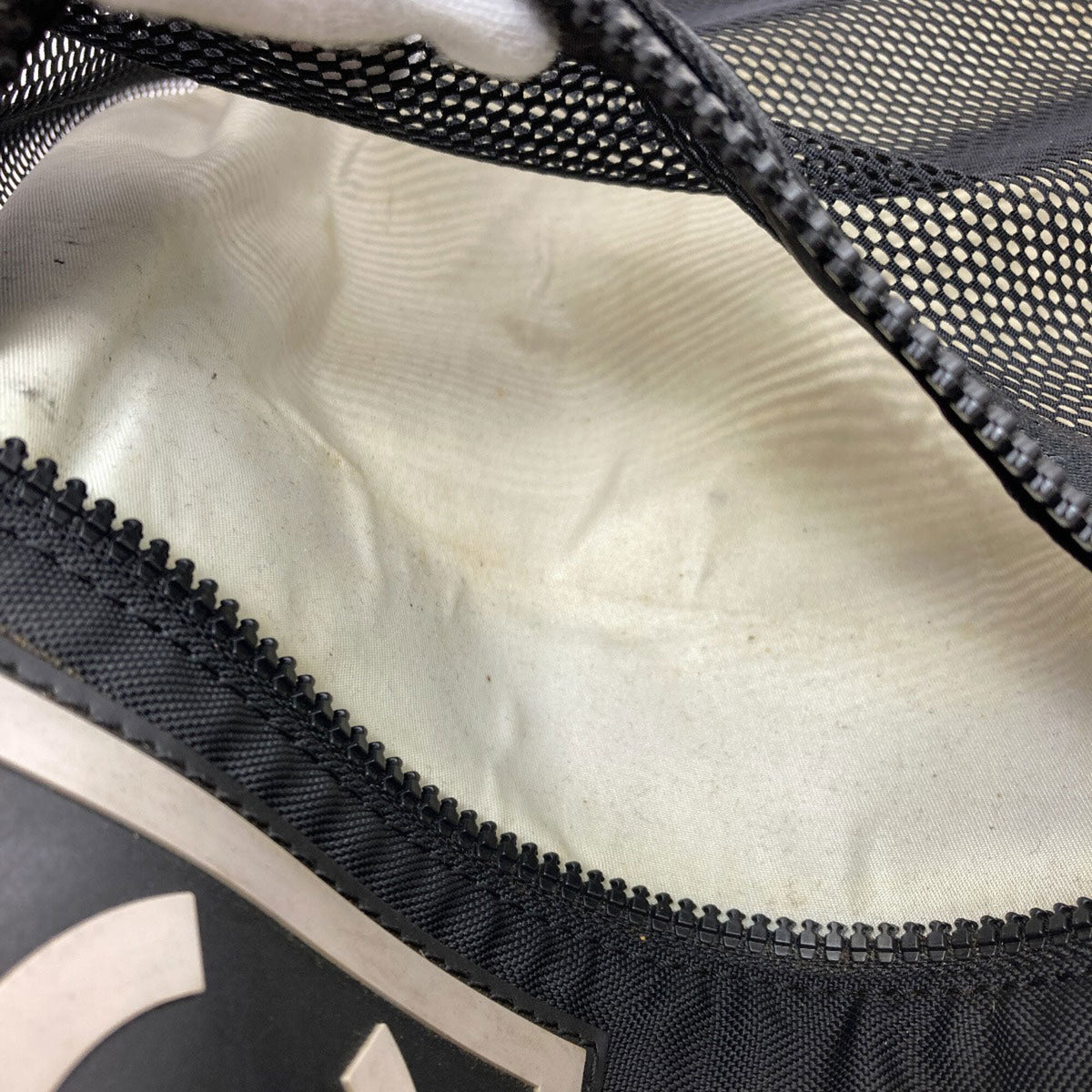 Chanel Sport Black Nylon Boston Bag (Pre-Owned)