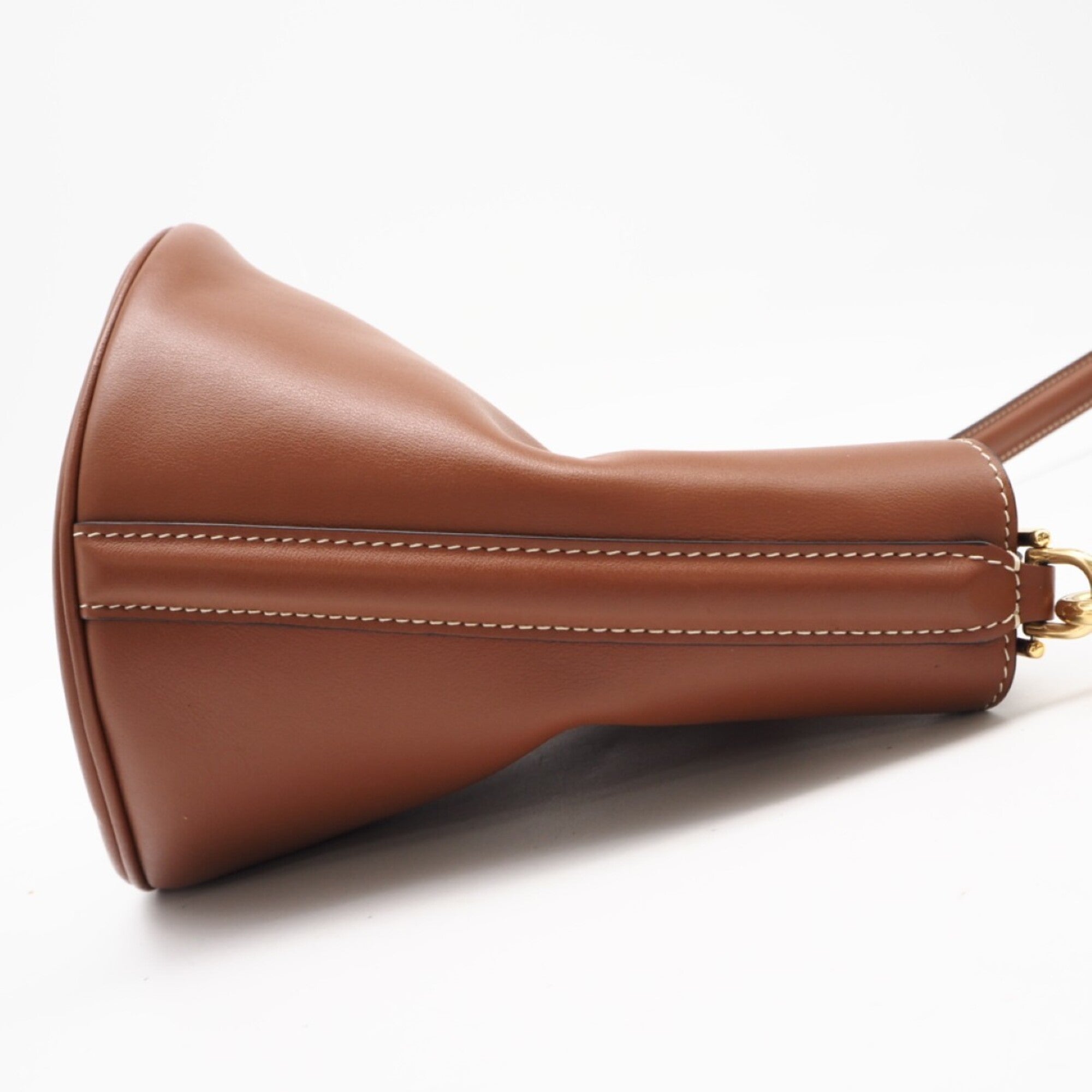 Celine Brown Leather Shoulder Bag (Pre-Owned)