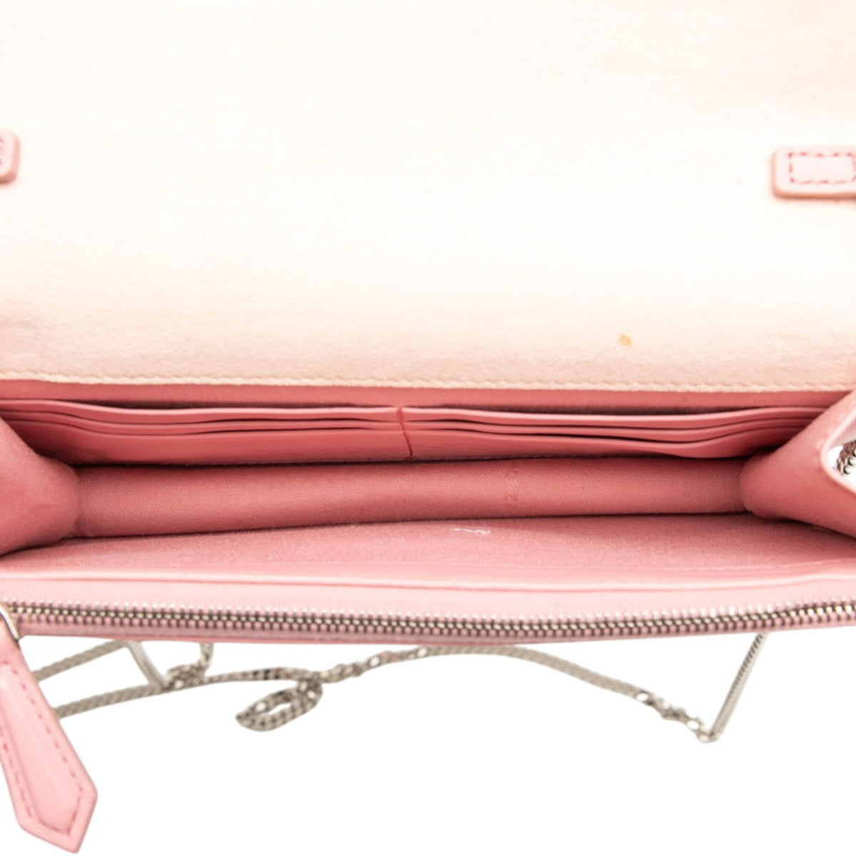 Fendi Pink Leather Shoulder Bag (Pre-Owned)