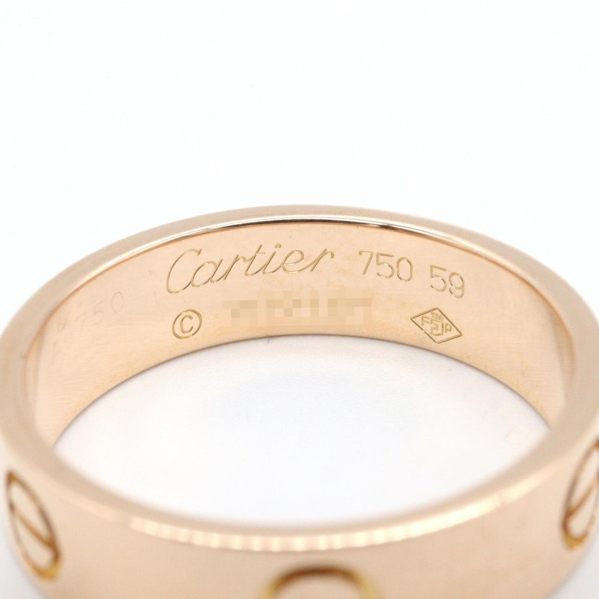 Cartier Gold Pink Gold (18K) Band Ring (Pre-Owned)