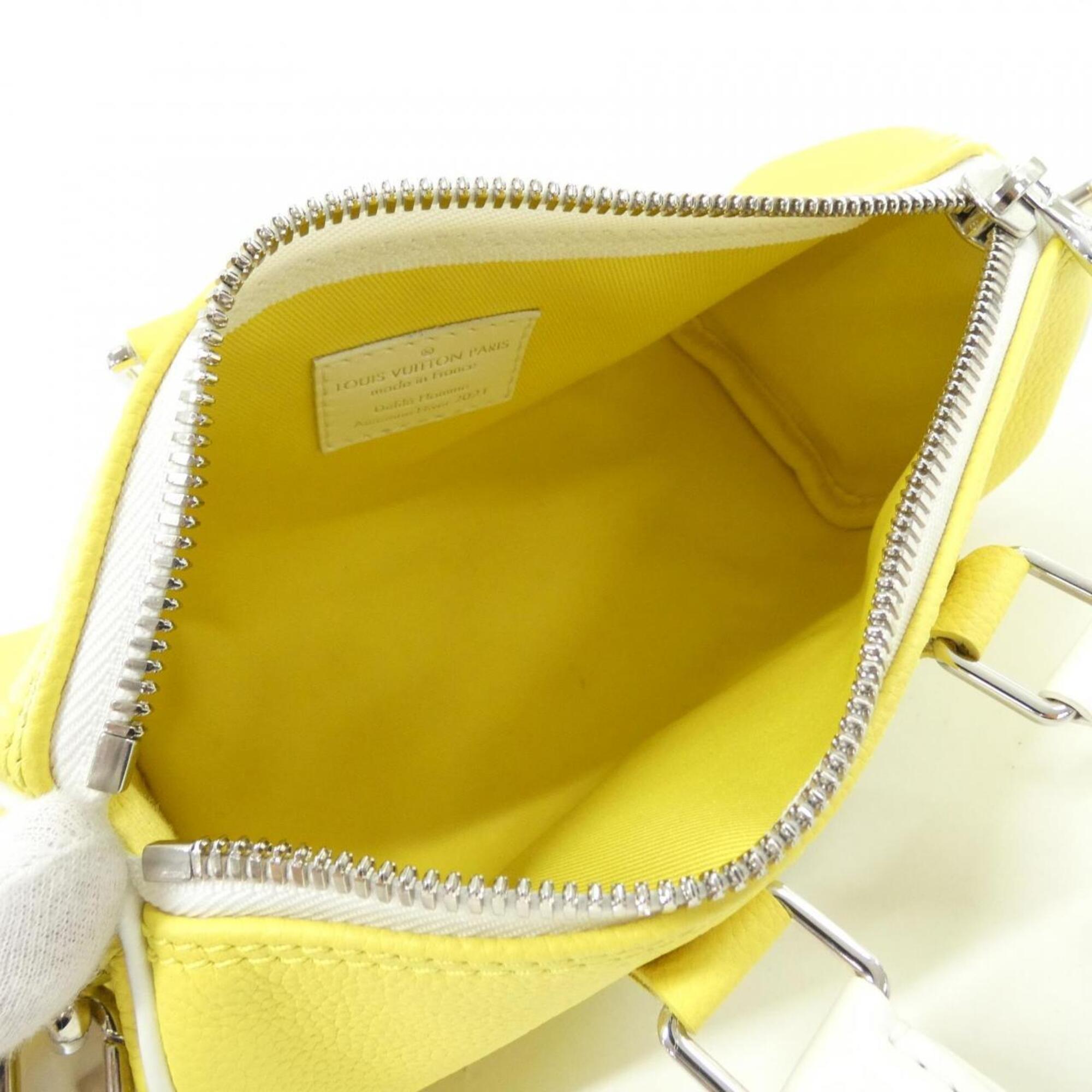Louis Vuitton Jaune Leather Boston Bag (Pre-Owned)