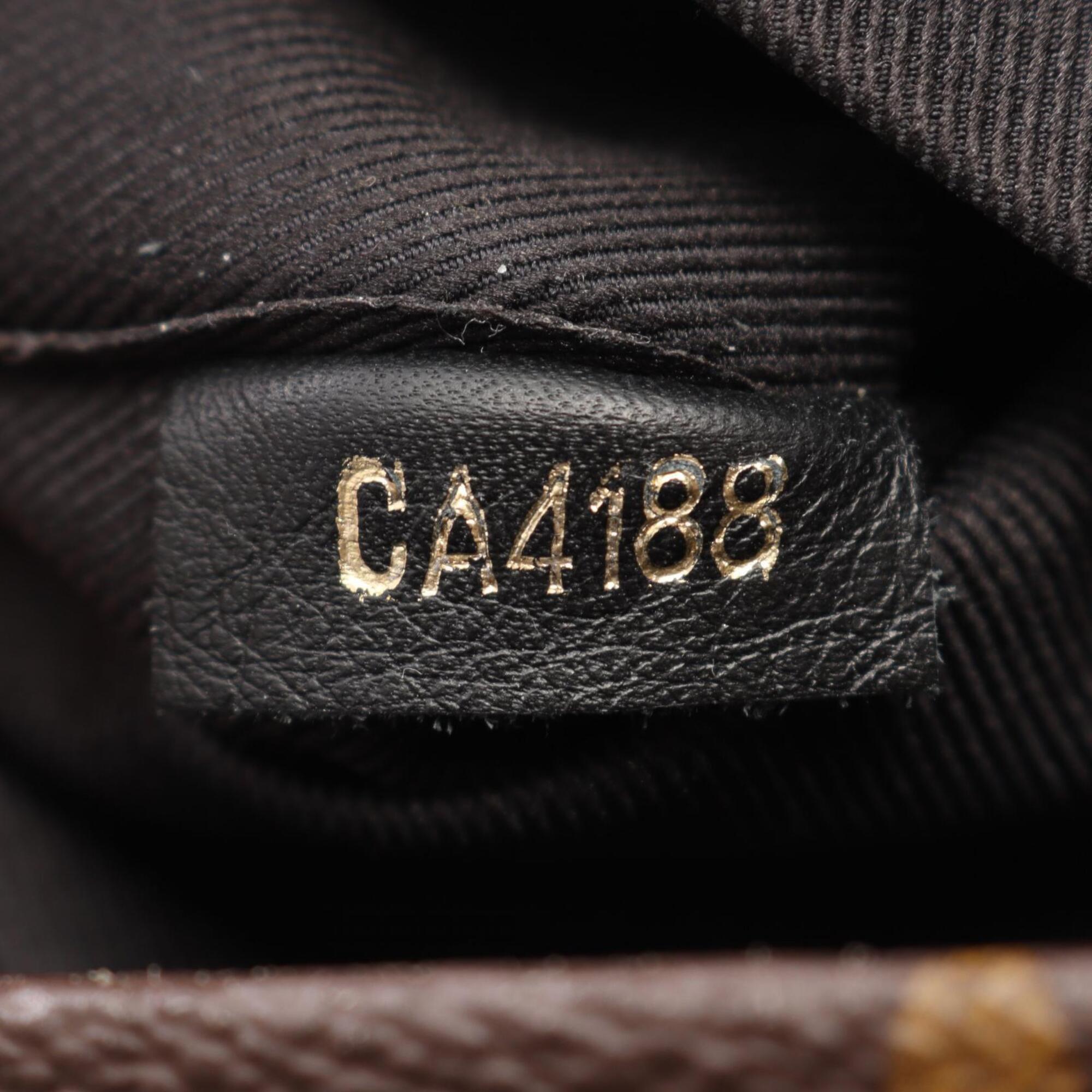 Louis Vuitton Black Brown Monogram Monogram Backpack (Pre-Owned)