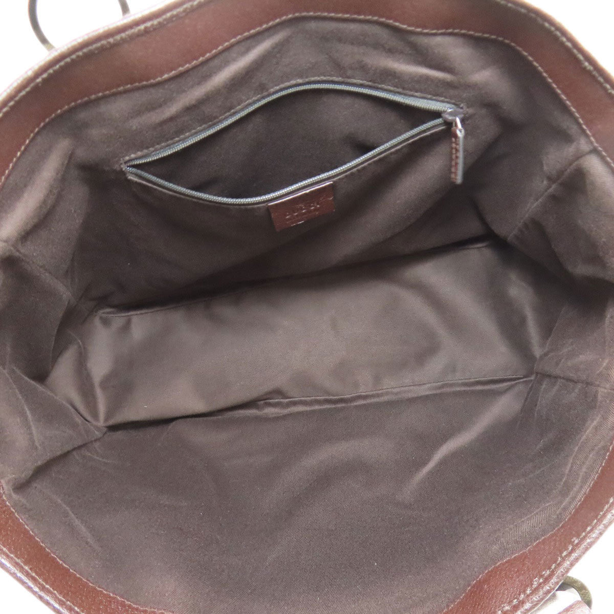 Gucci Brown Canvas Tote Bag (Pre-Owned)