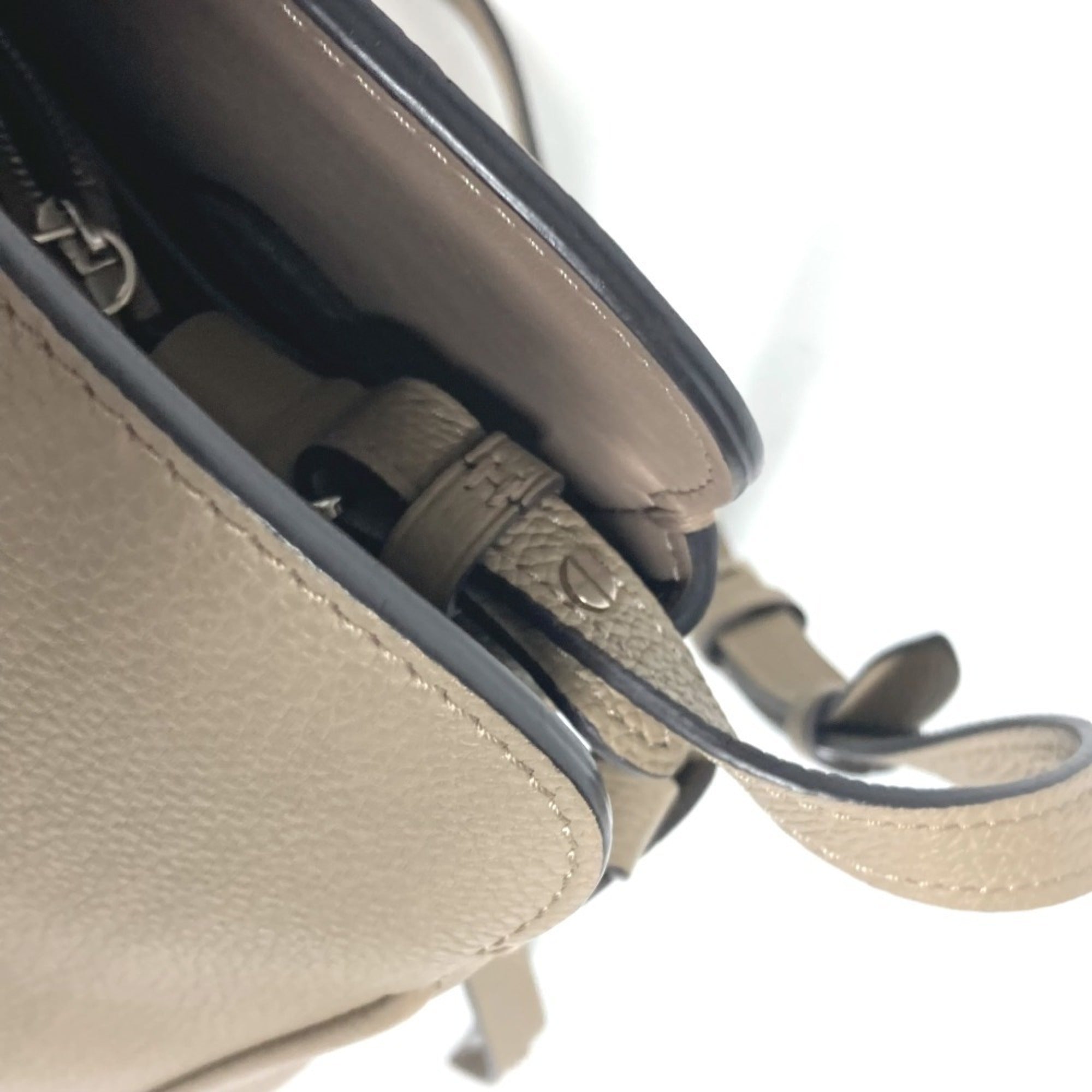 Louis Vuitton Gray Tourterelle Leather Handbag Shoulder Bag Tote Bag (Pre-Owned)