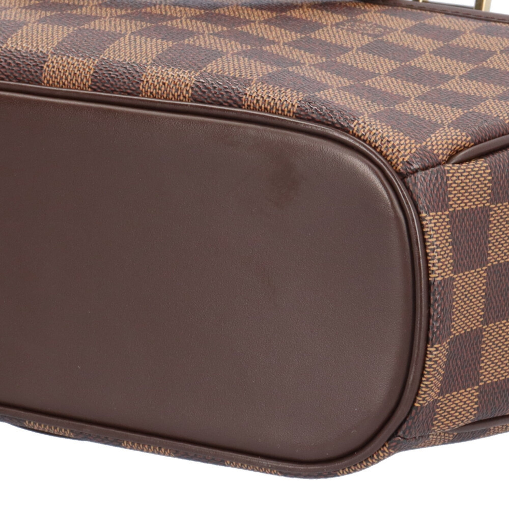 Louis Vuitton Damier Ambre Brown Damier Canvas Handbag (Pre-Owned)
