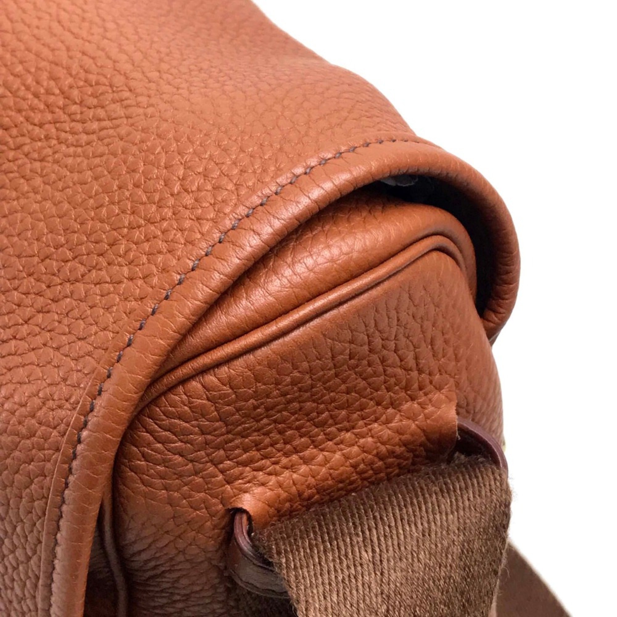 Hermes Brown Leather Shoulder Bag (Pre-Owned)
