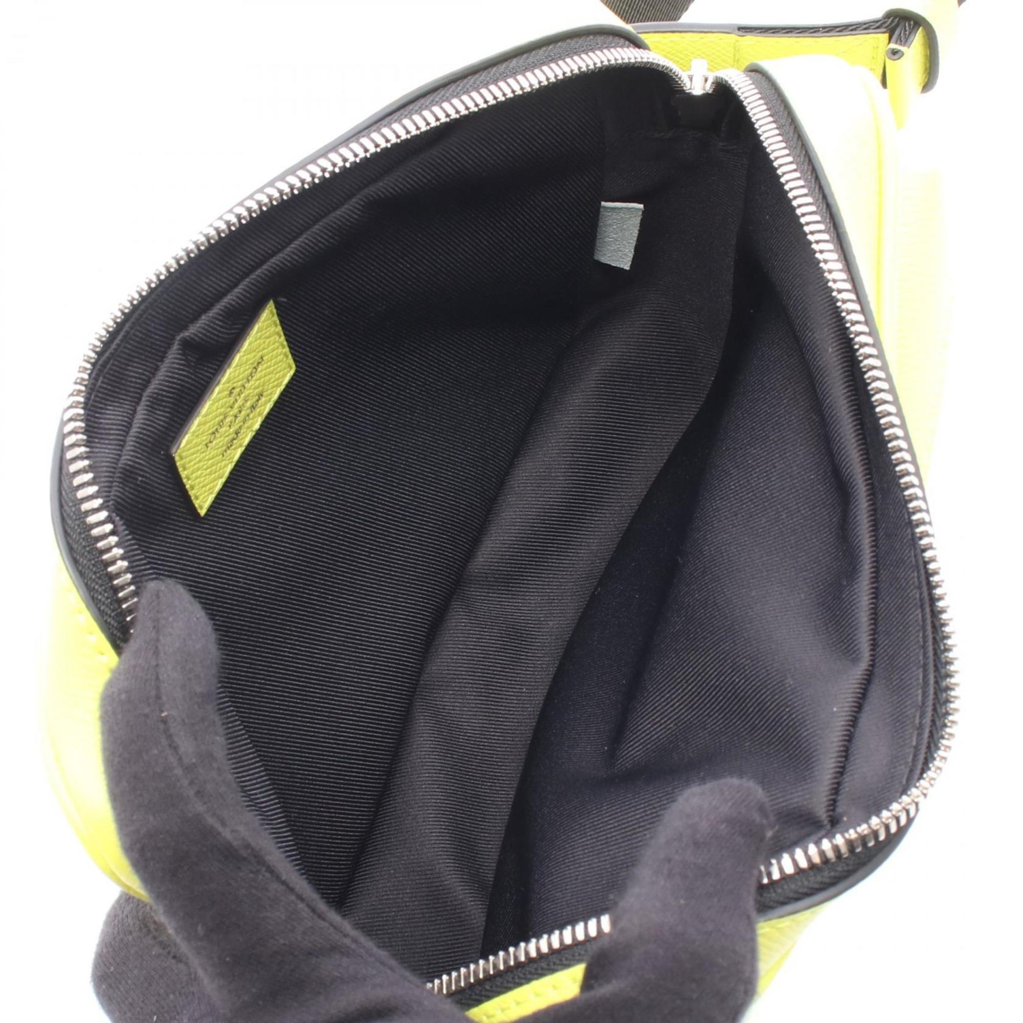 Louis Vuitton Green Coated Canvas Fanny Pack (Pre-Owned)