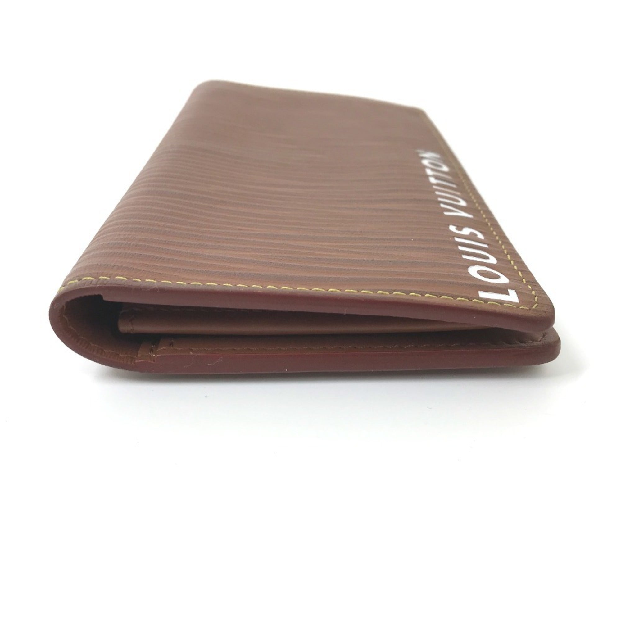 Louis Vuitton Brown Epi Leather Long Wallet (Bi-Fold) (Pre-Owned)